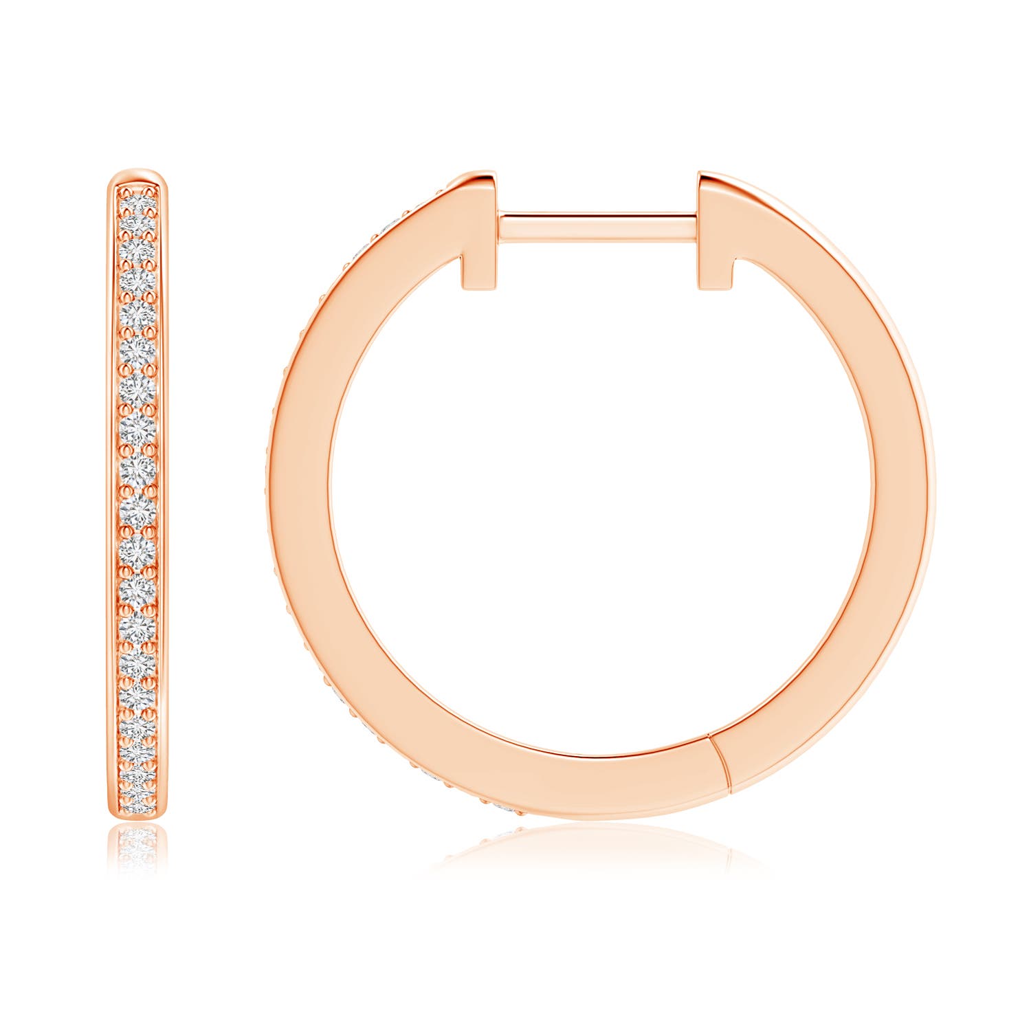 H, SI2 / 0.32 CT / 14 KT Rose Gold