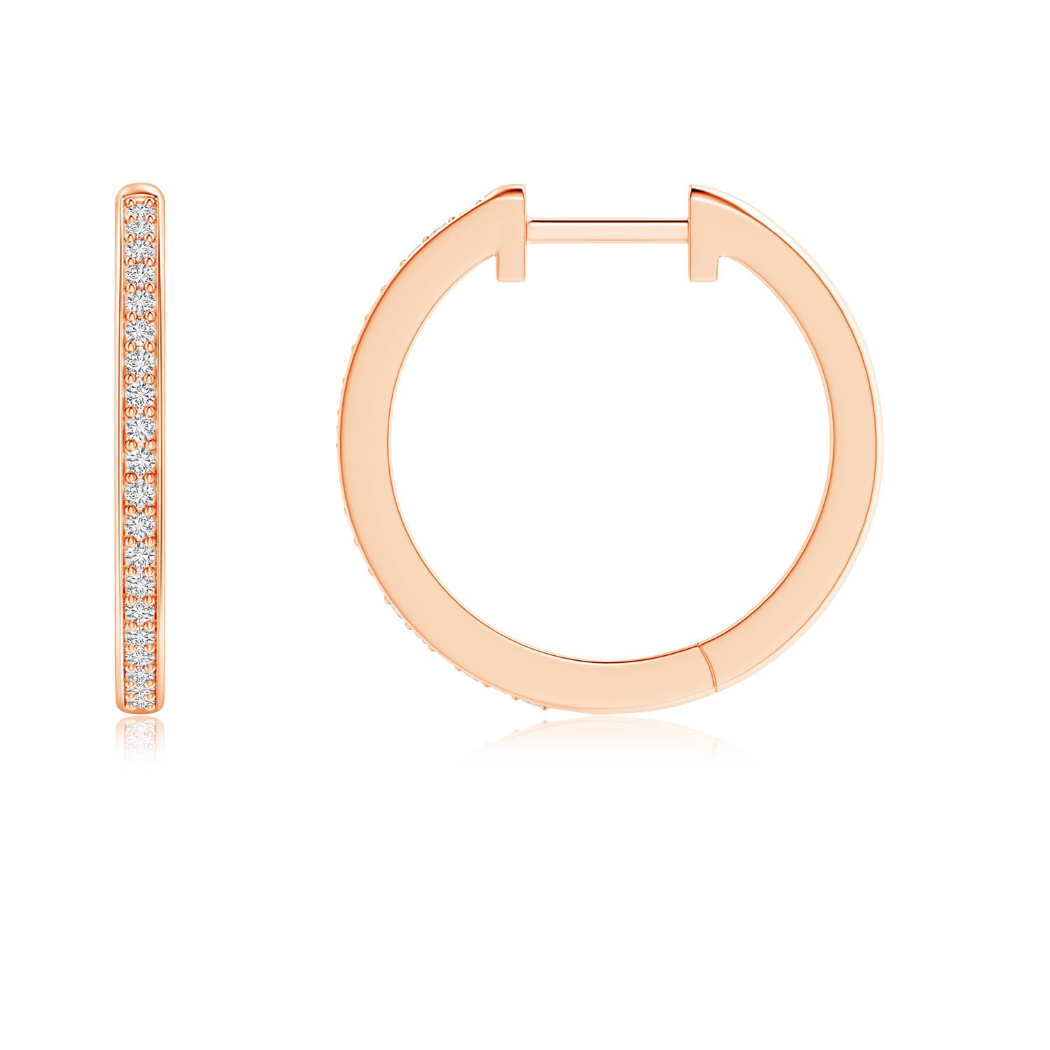 H, SI2 / 0.2 CT / 14 KT Rose Gold