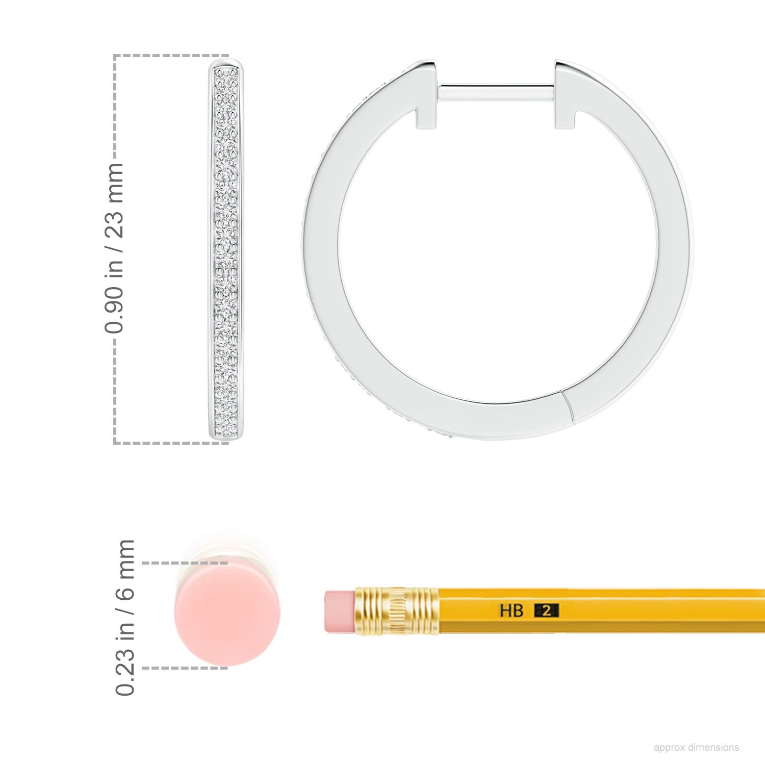 H, SI2 / 0.32 CT / 14 KT White Gold