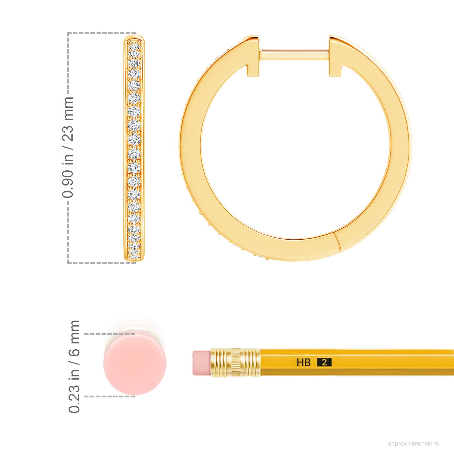 G, VS2 / 0.32 CT / 14 KT Yellow Gold