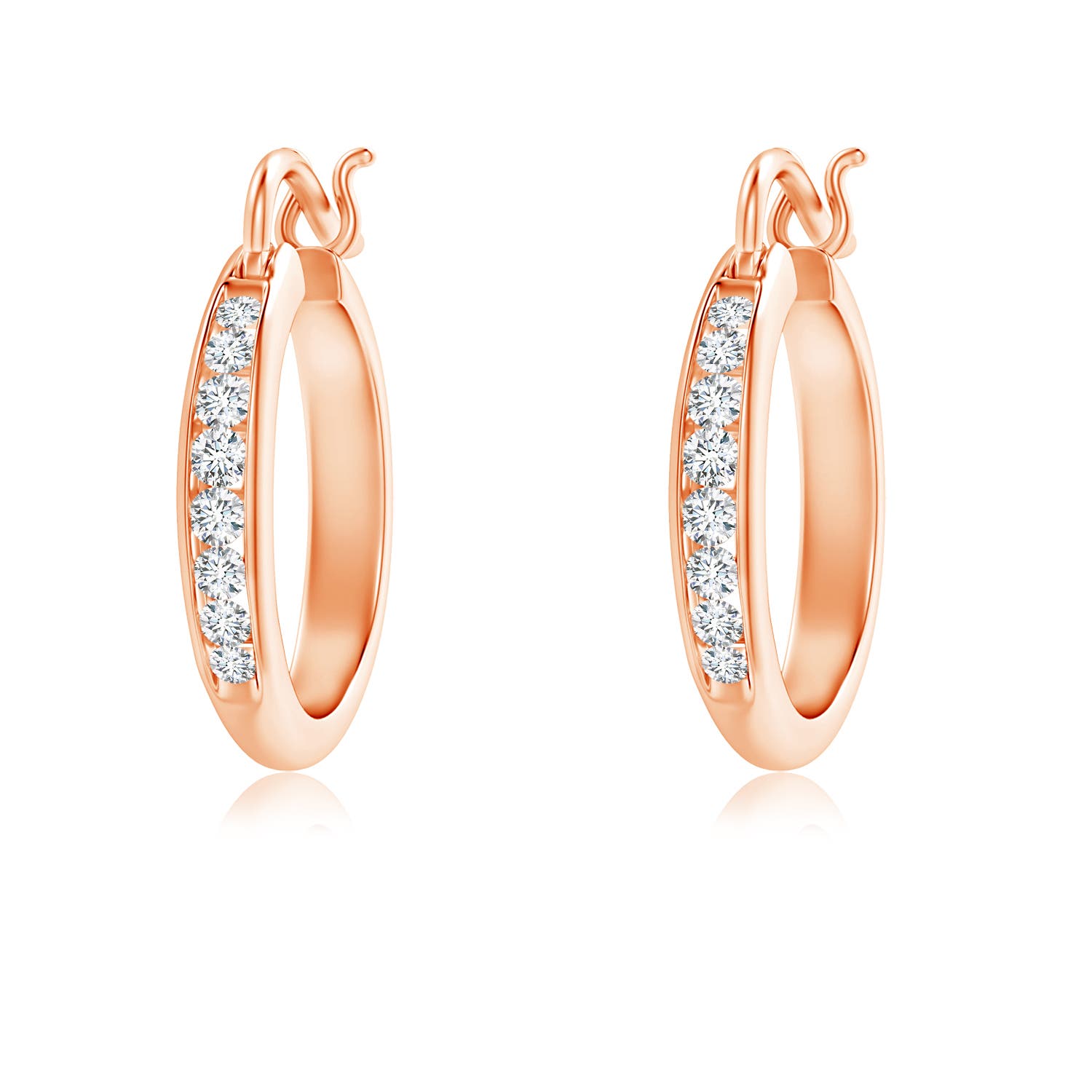 G, VS2 / 0.25 CT / 14 KT Rose Gold