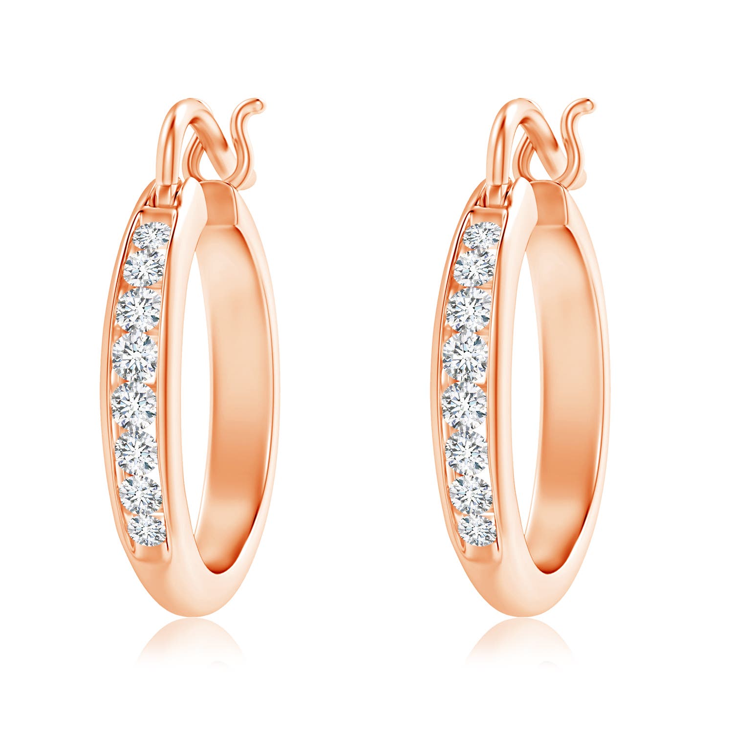 G, VS2 / 0.49 CT / 14 KT Rose Gold