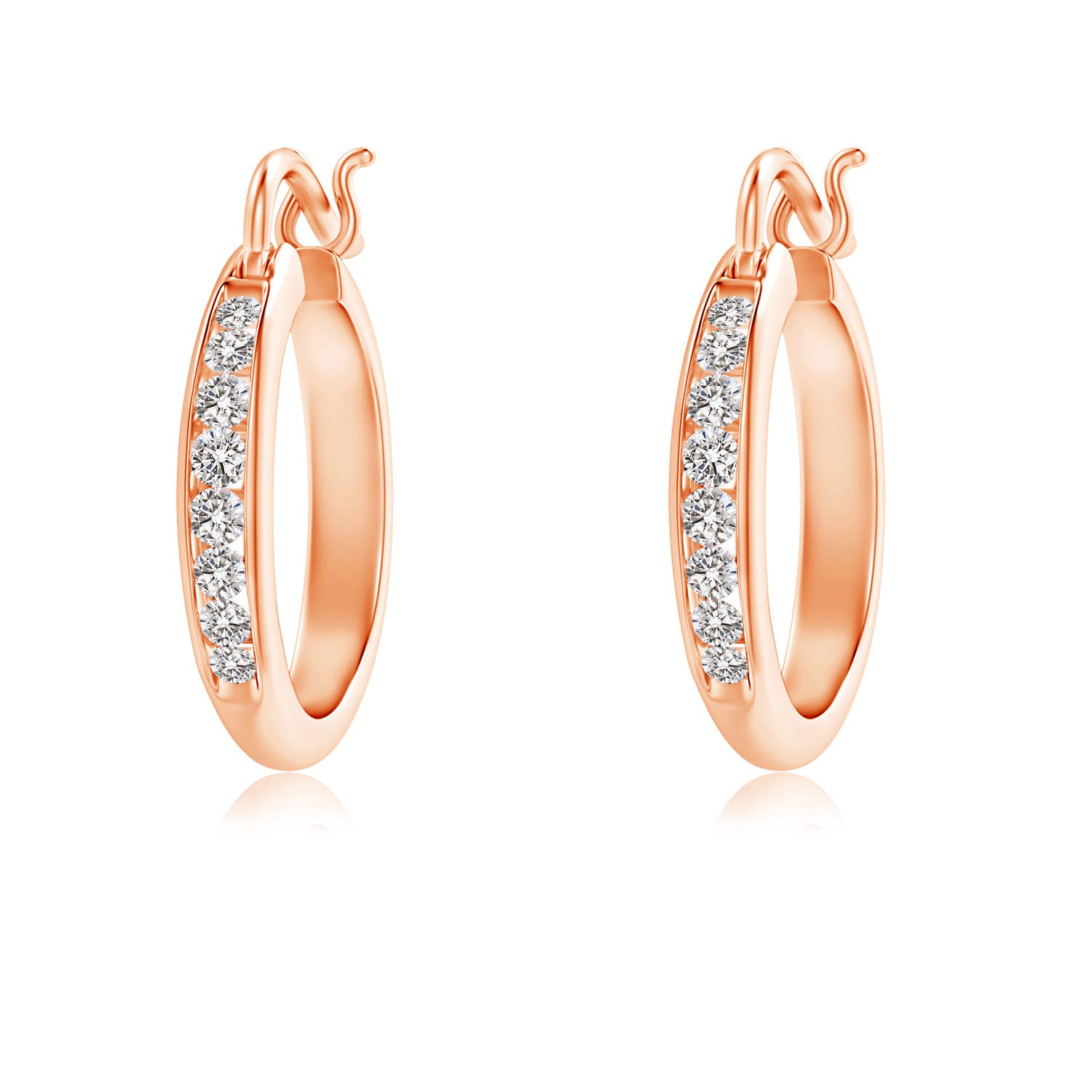 I-J, I1-I2 / 0.25 CT / 14 KT Rose Gold