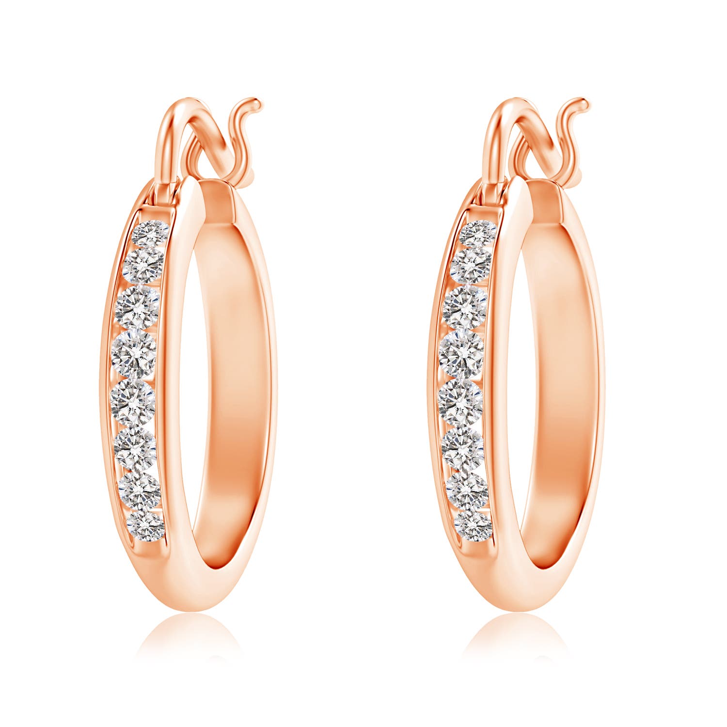 I-J, I1-I2 / 0.49 CT / 14 KT Rose Gold