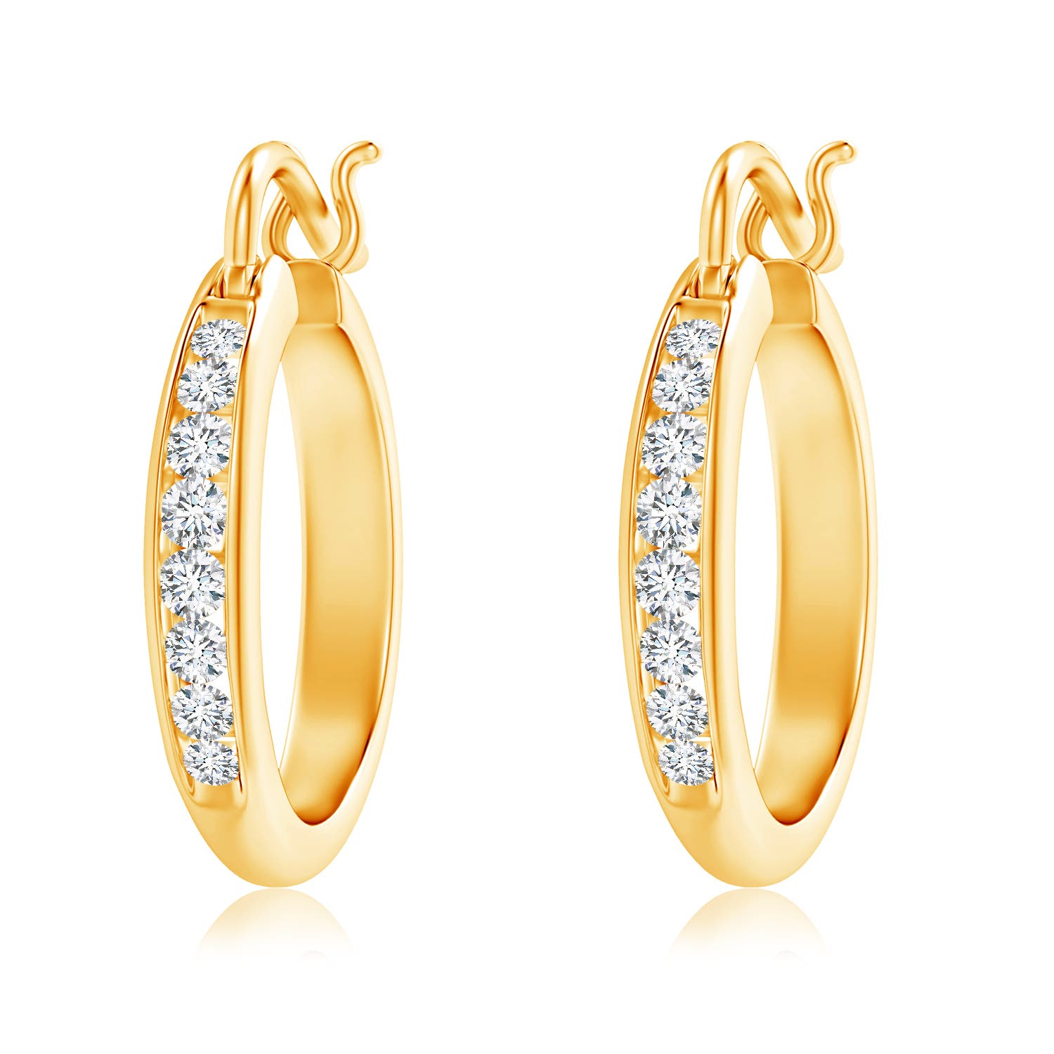 G, VS2 / 0.49 CT / 14 KT Yellow Gold