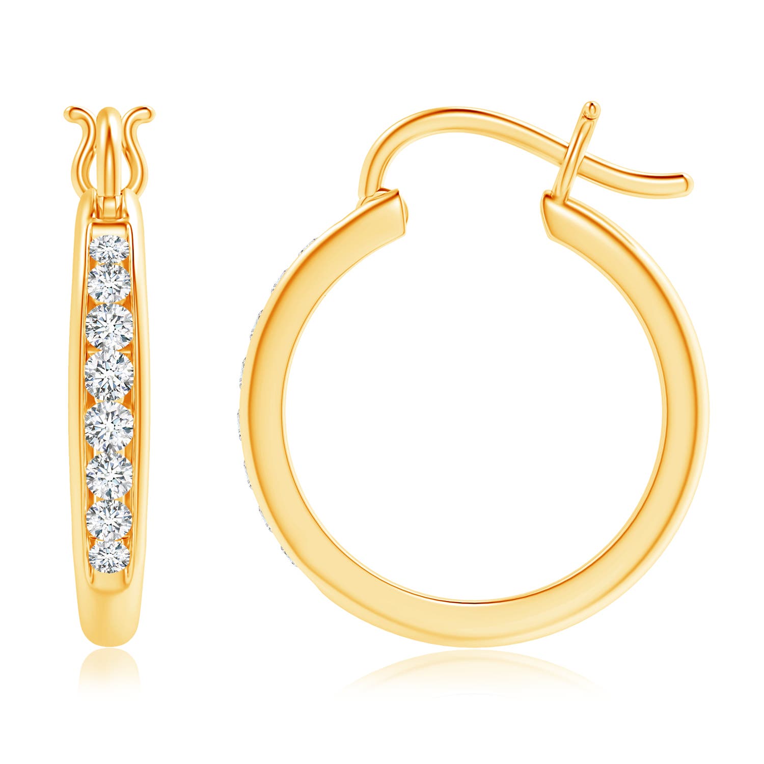 G, VS2 / 0.49 CT / 14 KT Yellow Gold