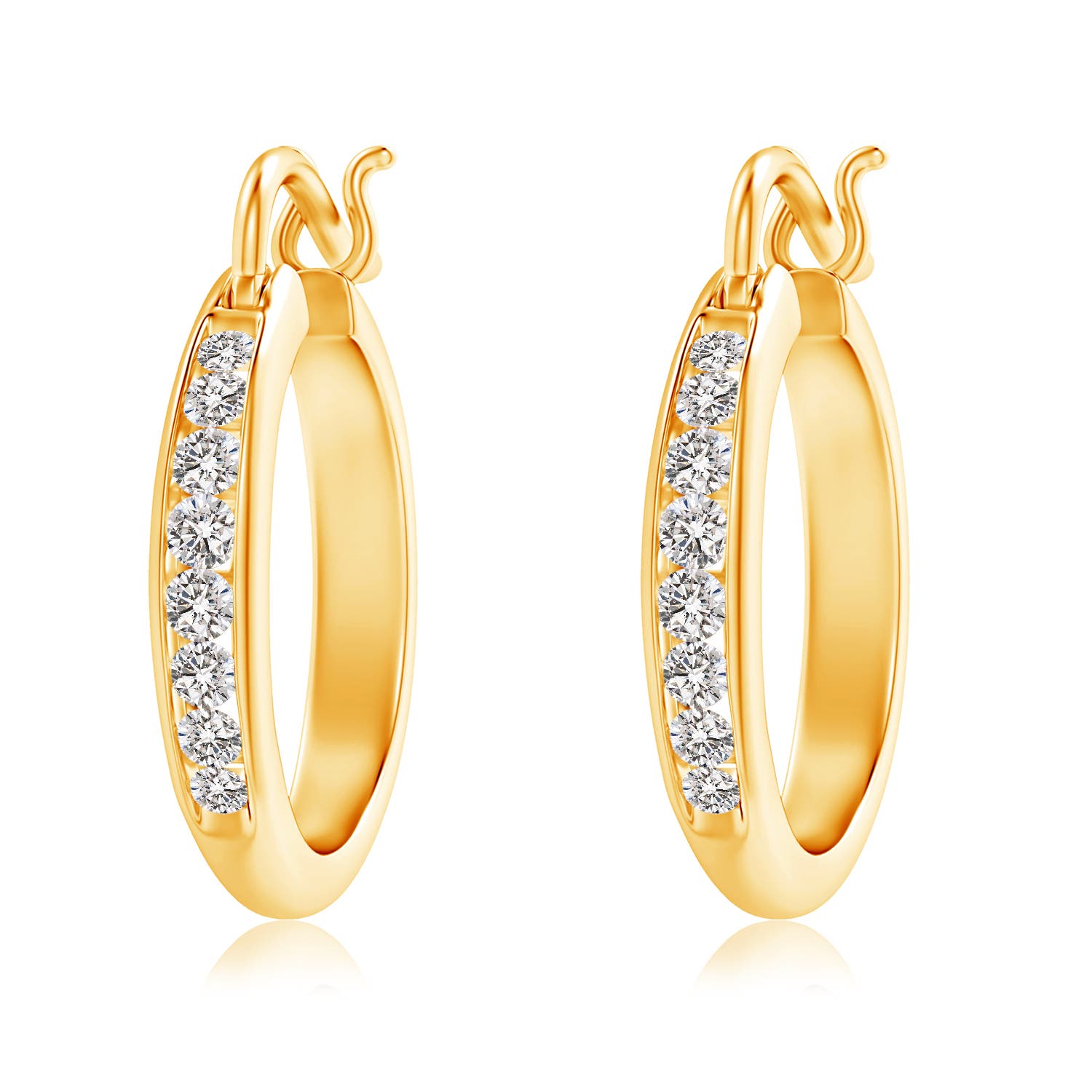 I-J, I1-I2 / 0.49 CT / 14 KT Yellow Gold