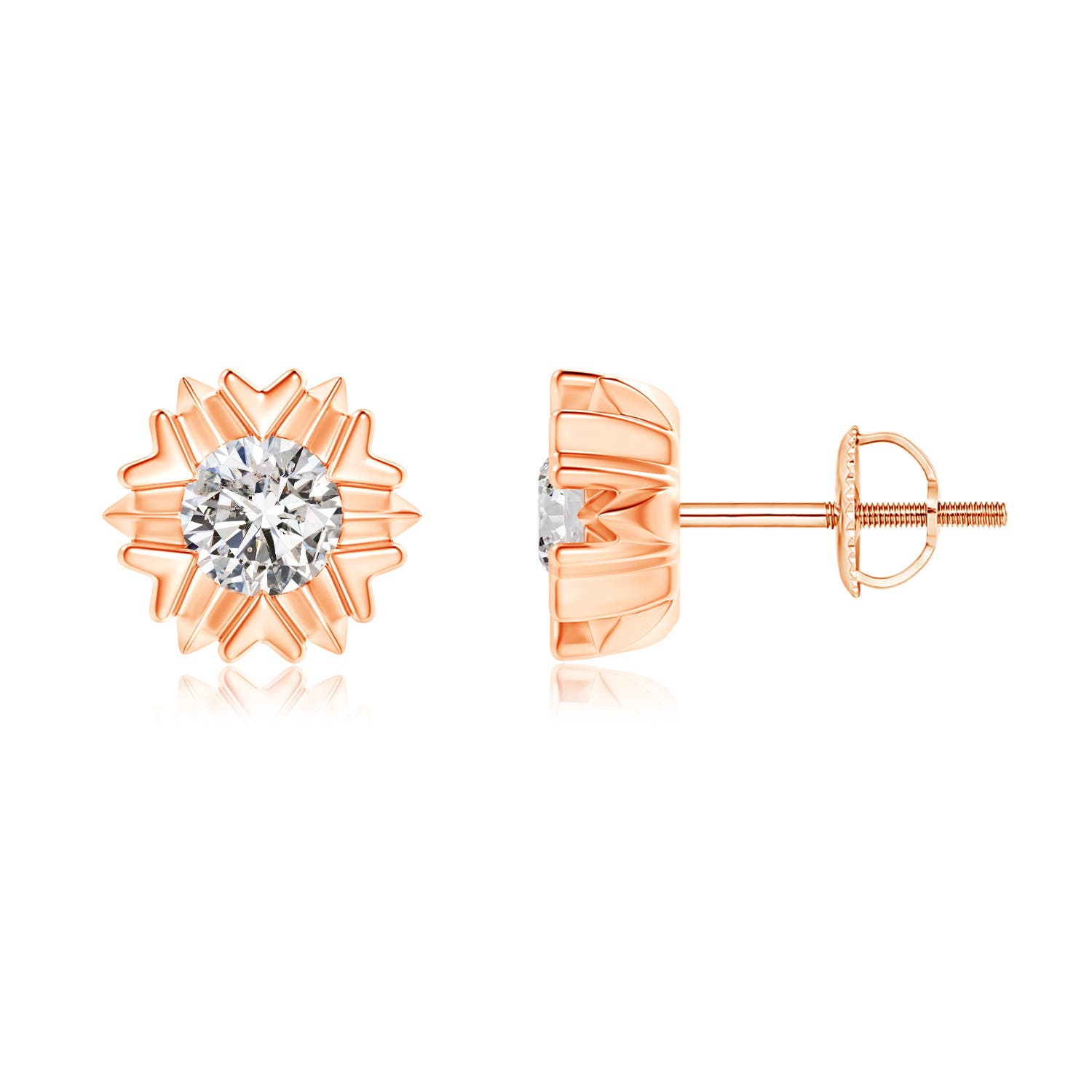 I-J, I1-I2 / 0.7 CT / 14 KT Rose Gold