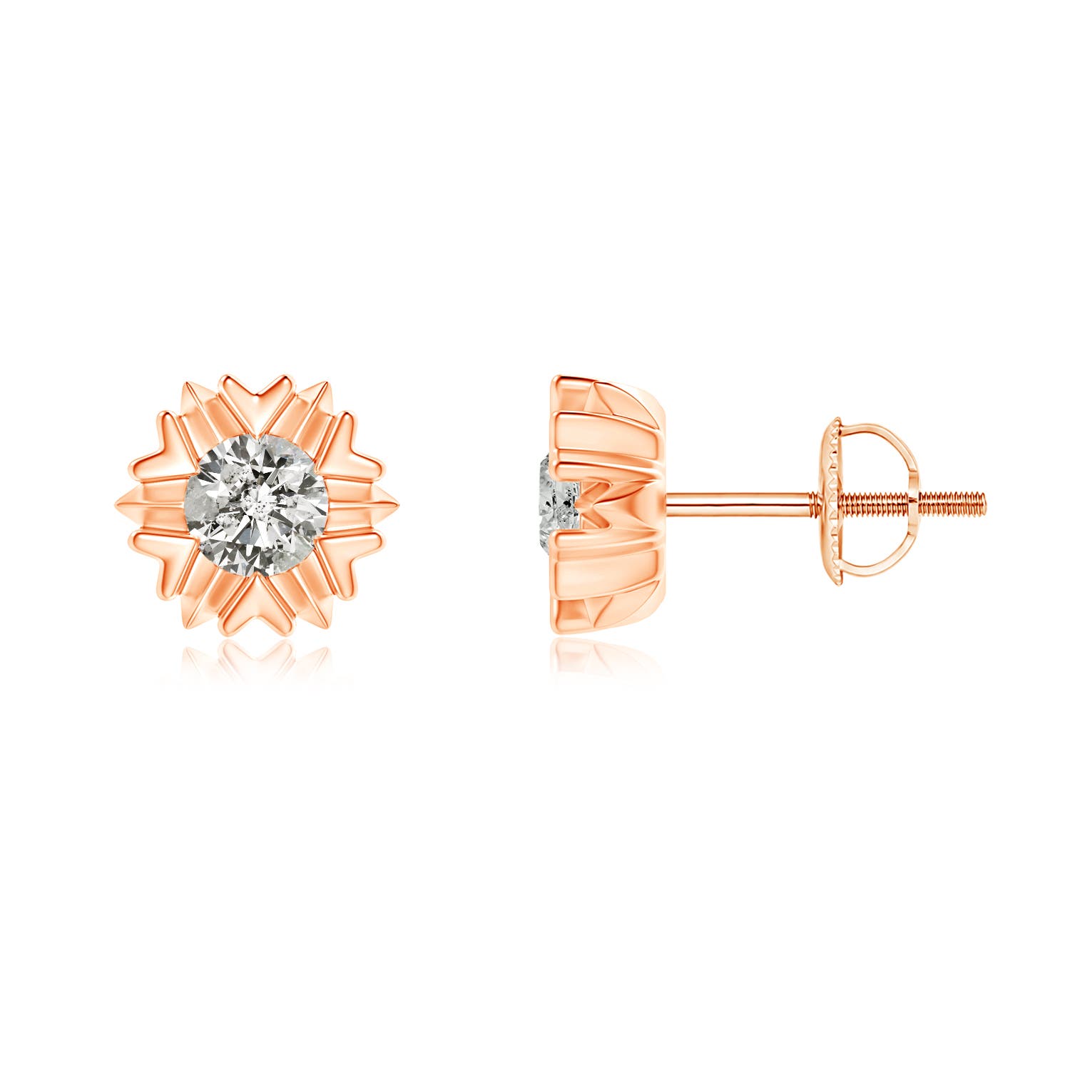 K, I3 / 0.5 CT / 14 KT Rose Gold