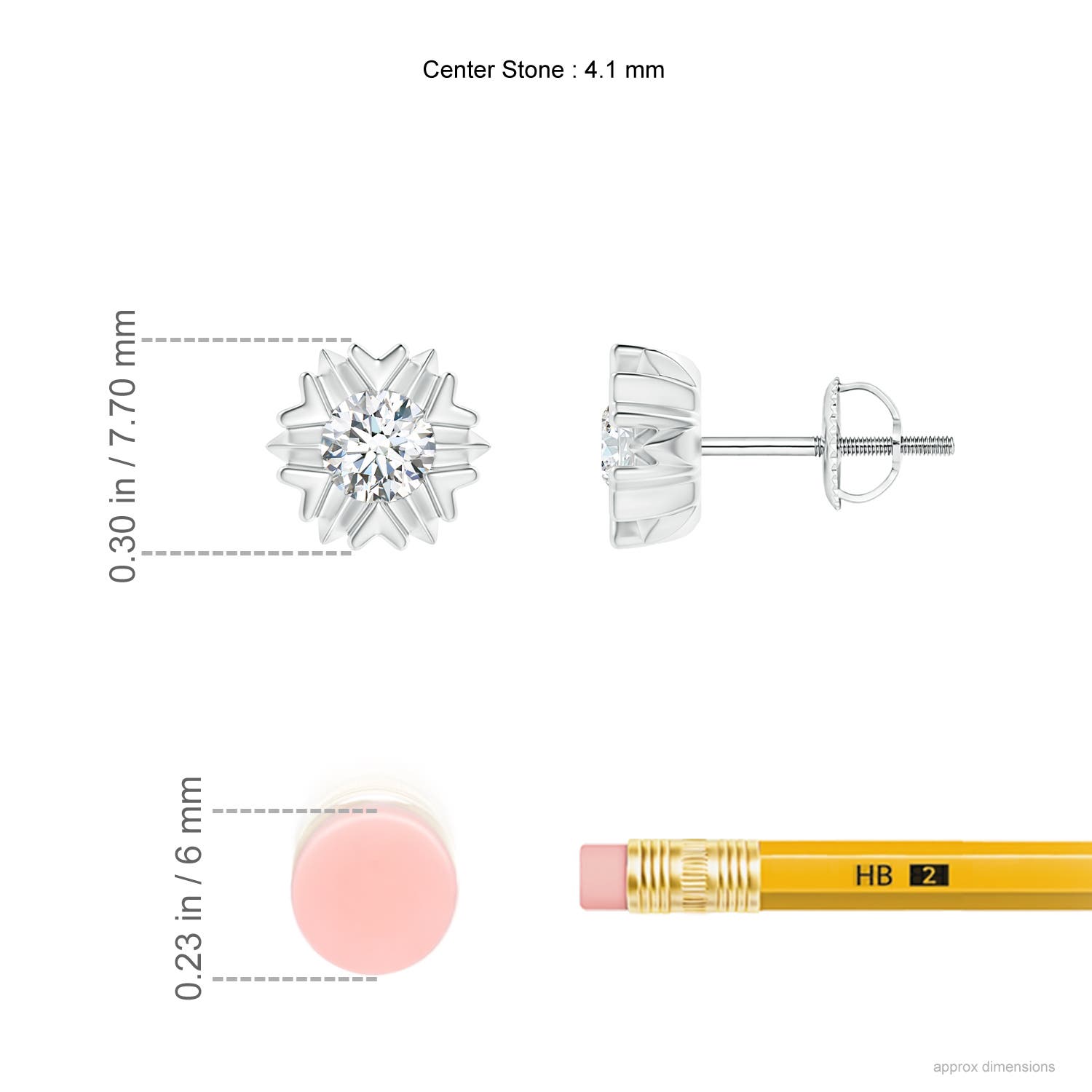 G, VS2 / 0.5 CT / 14 KT White Gold