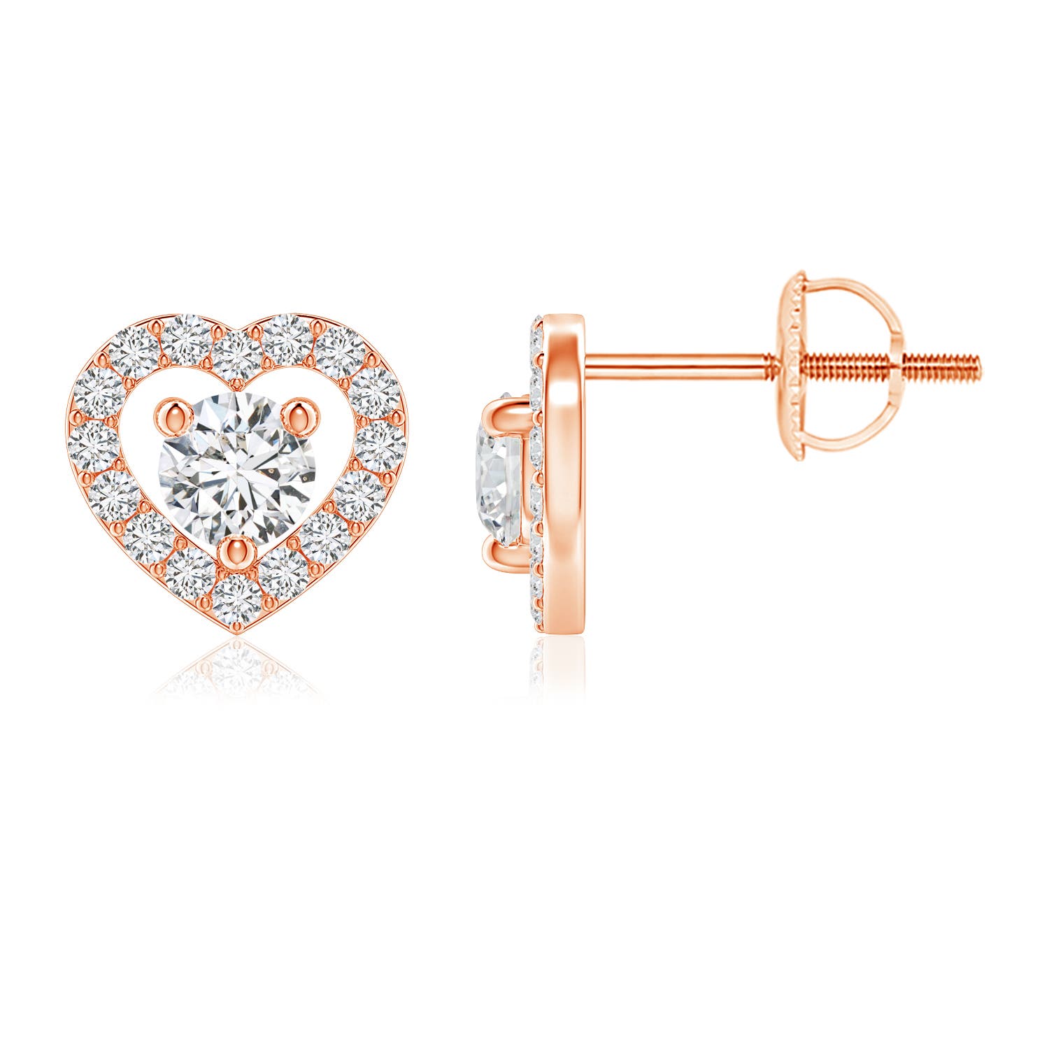 H, SI2 / 0.51 CT / 14 KT Rose Gold