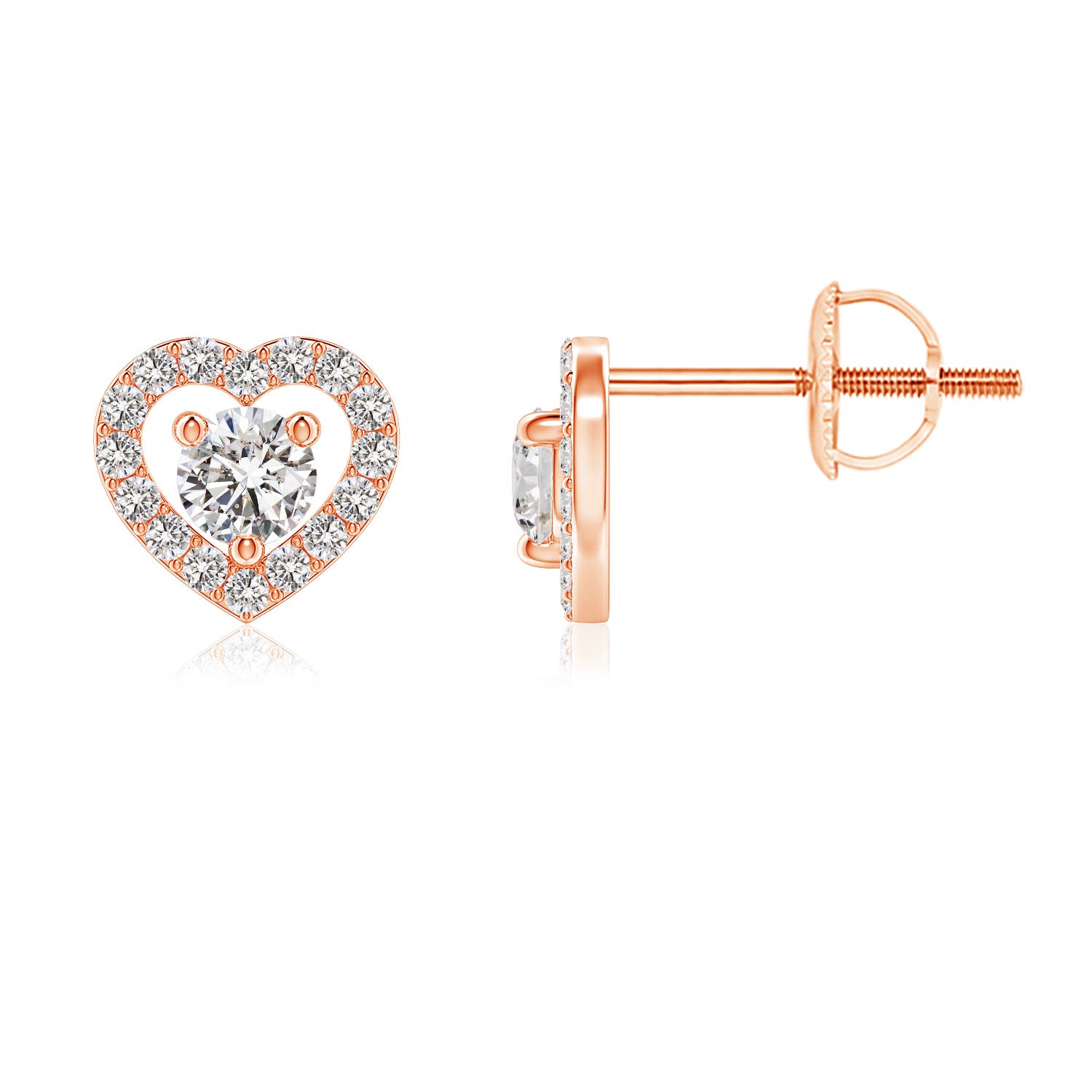 I-J, I1-I2 / 0.32 CT / 14 KT Rose Gold