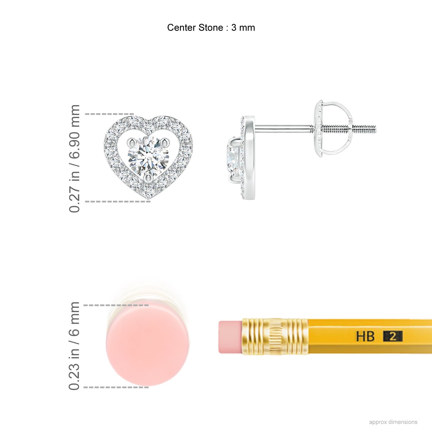 G, VS2 / 0.32 CT / 14 KT White Gold