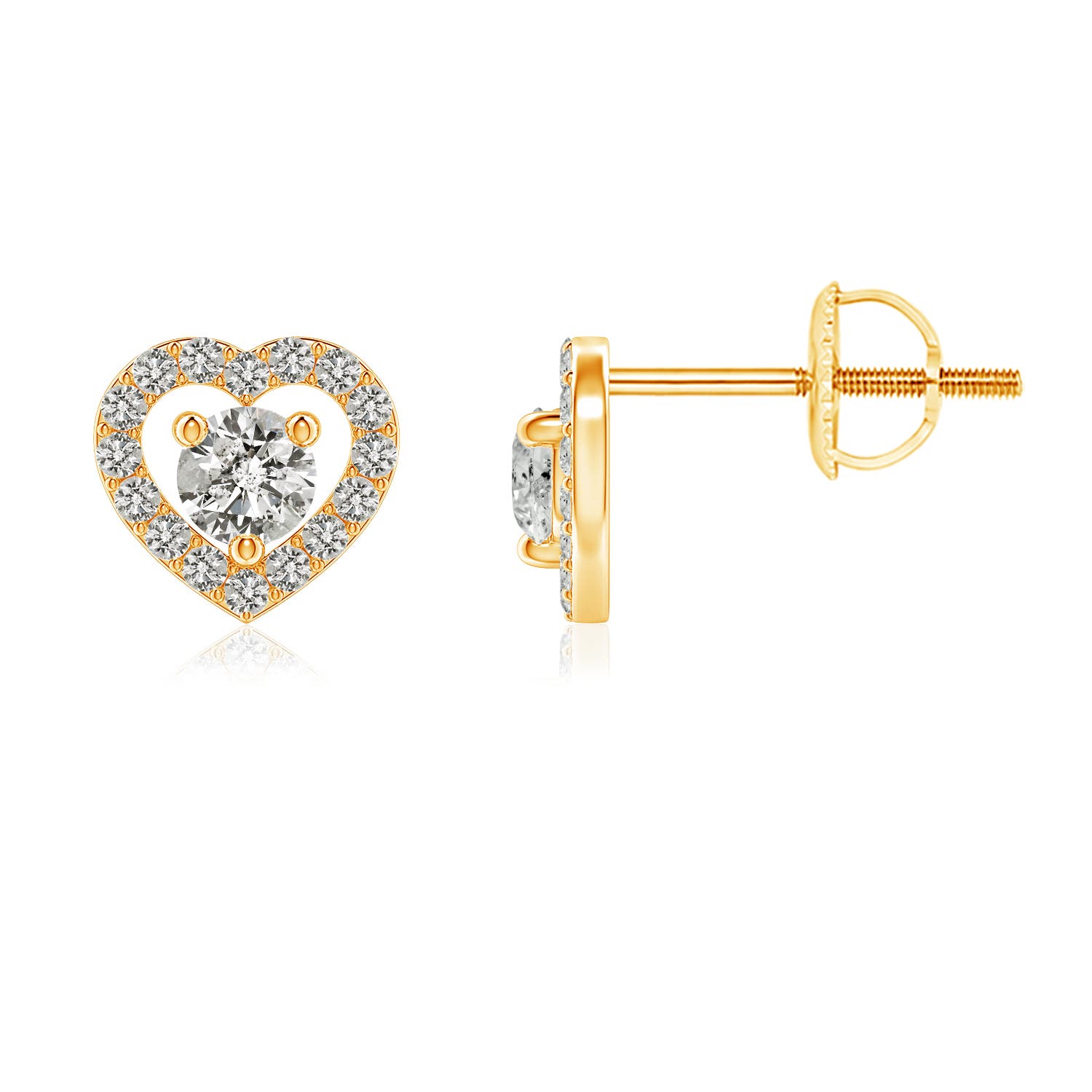 K, I3 / 0.32 CT / 14 KT Yellow Gold