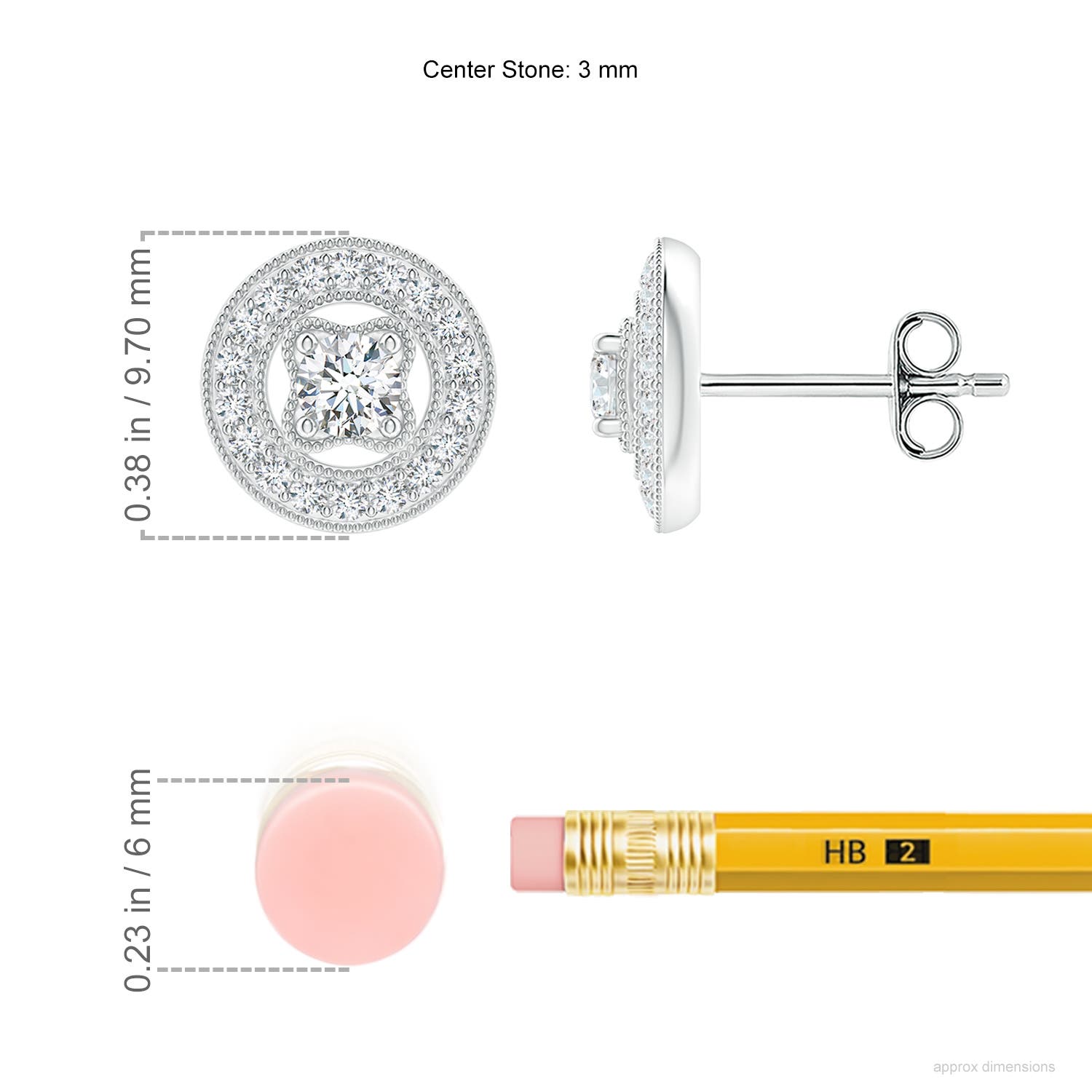 G, VS2 / 0.43 CT / 14 KT White Gold