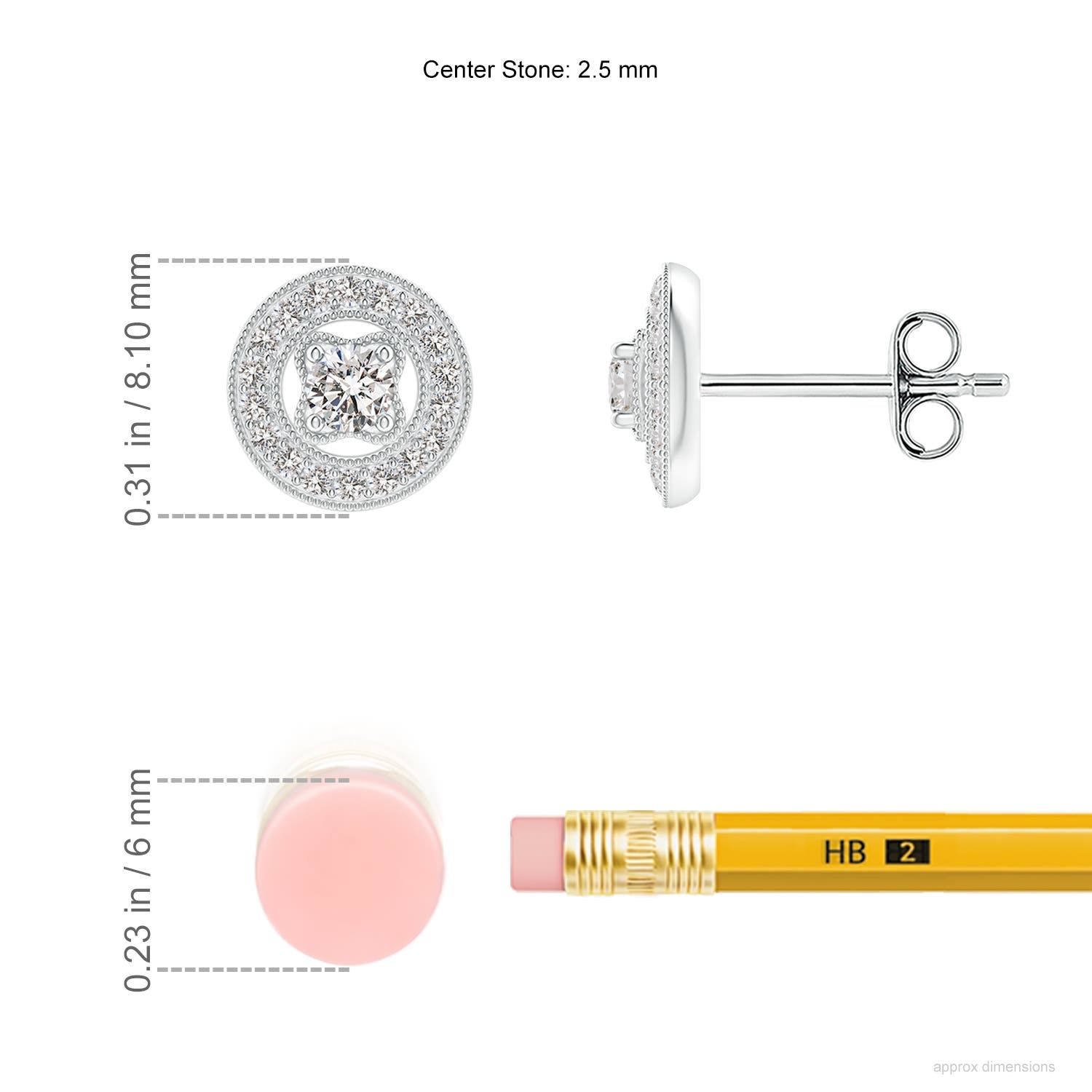 I-J, I1-I2 / 0.26 CT / 14 KT White Gold