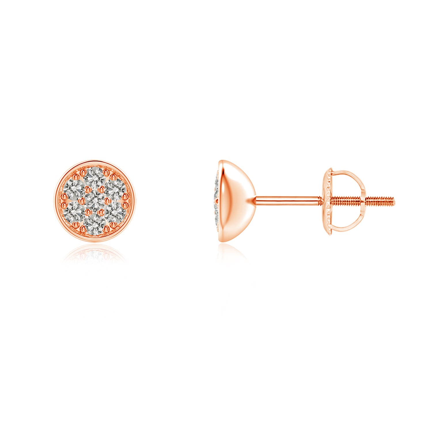 K, I3 / 0.07 CT / 14 KT Rose Gold