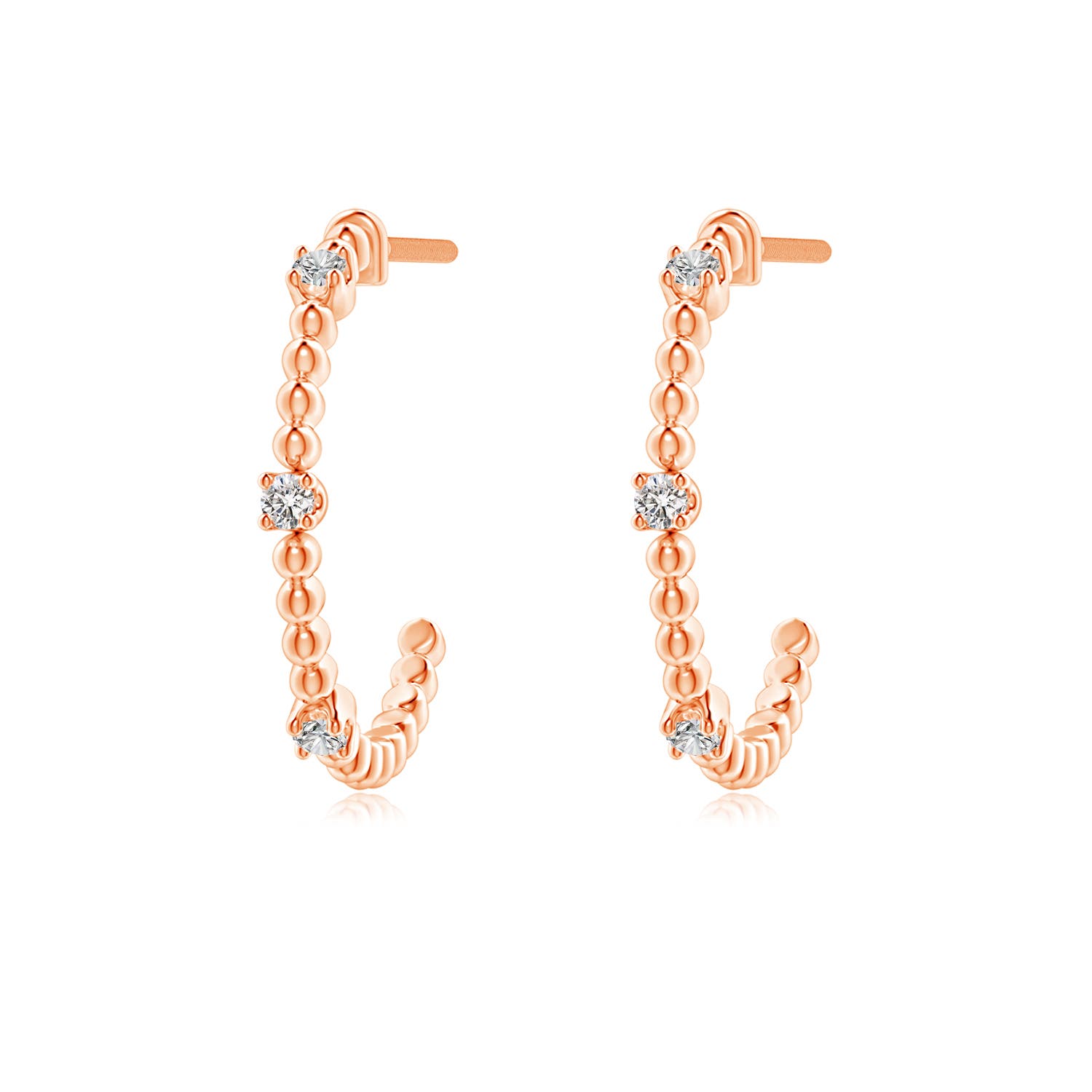 I-J, I1-I2 / 0.08 CT / 14 KT Rose Gold