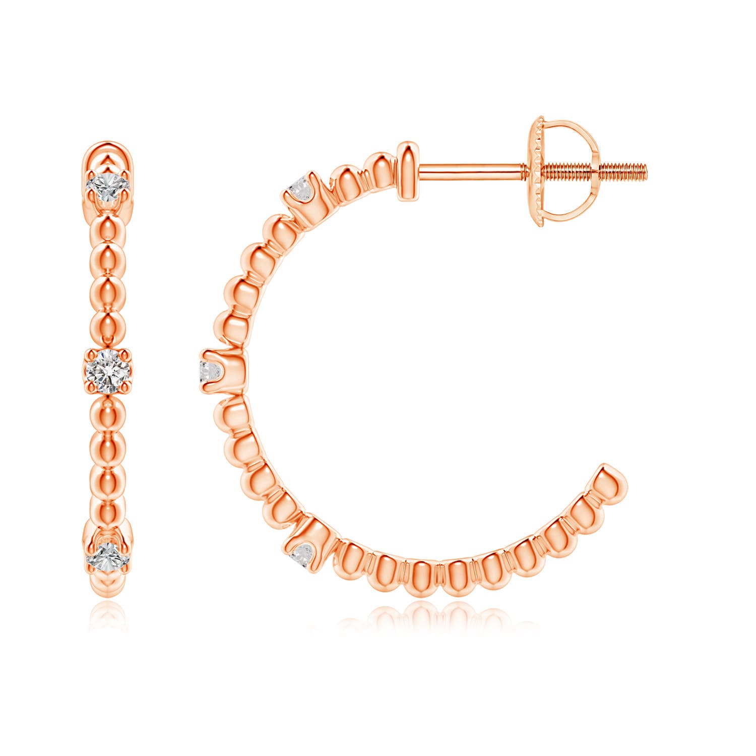 I-J, I1-I2 / 0.13 CT / 14 KT Rose Gold