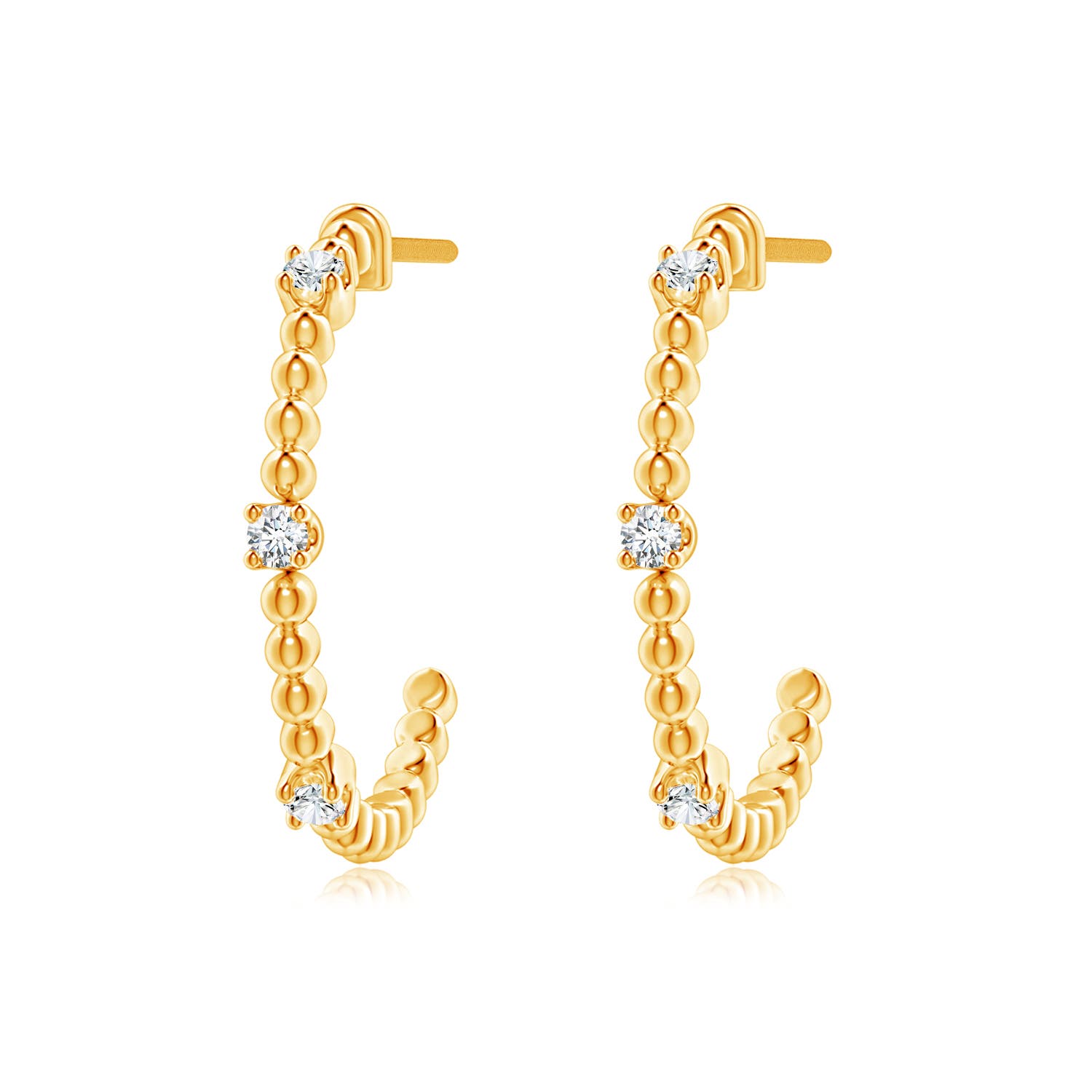 G, VS2 / 0.13 CT / 14 KT Yellow Gold