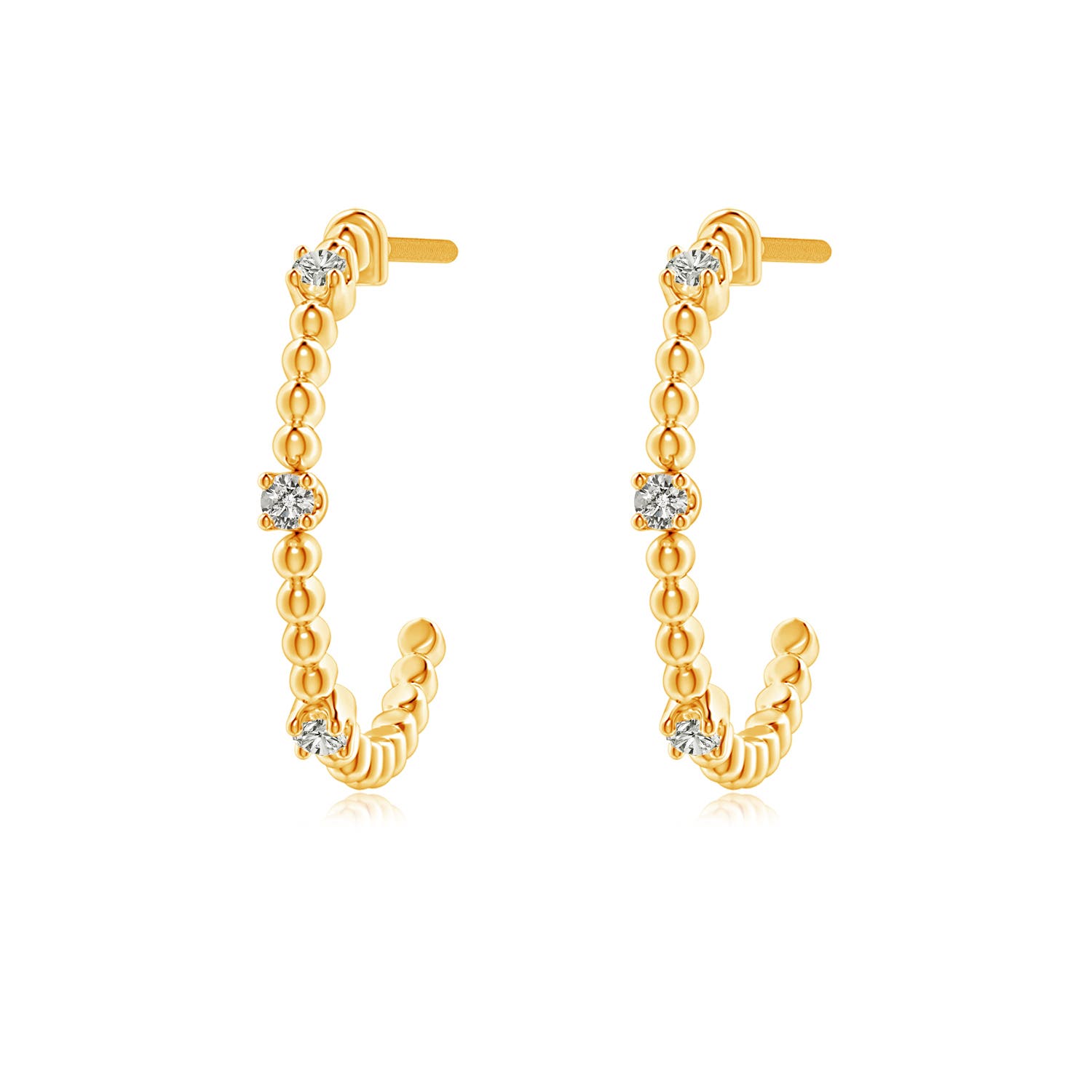 K, I3 / 0.08 CT / 14 KT Yellow Gold