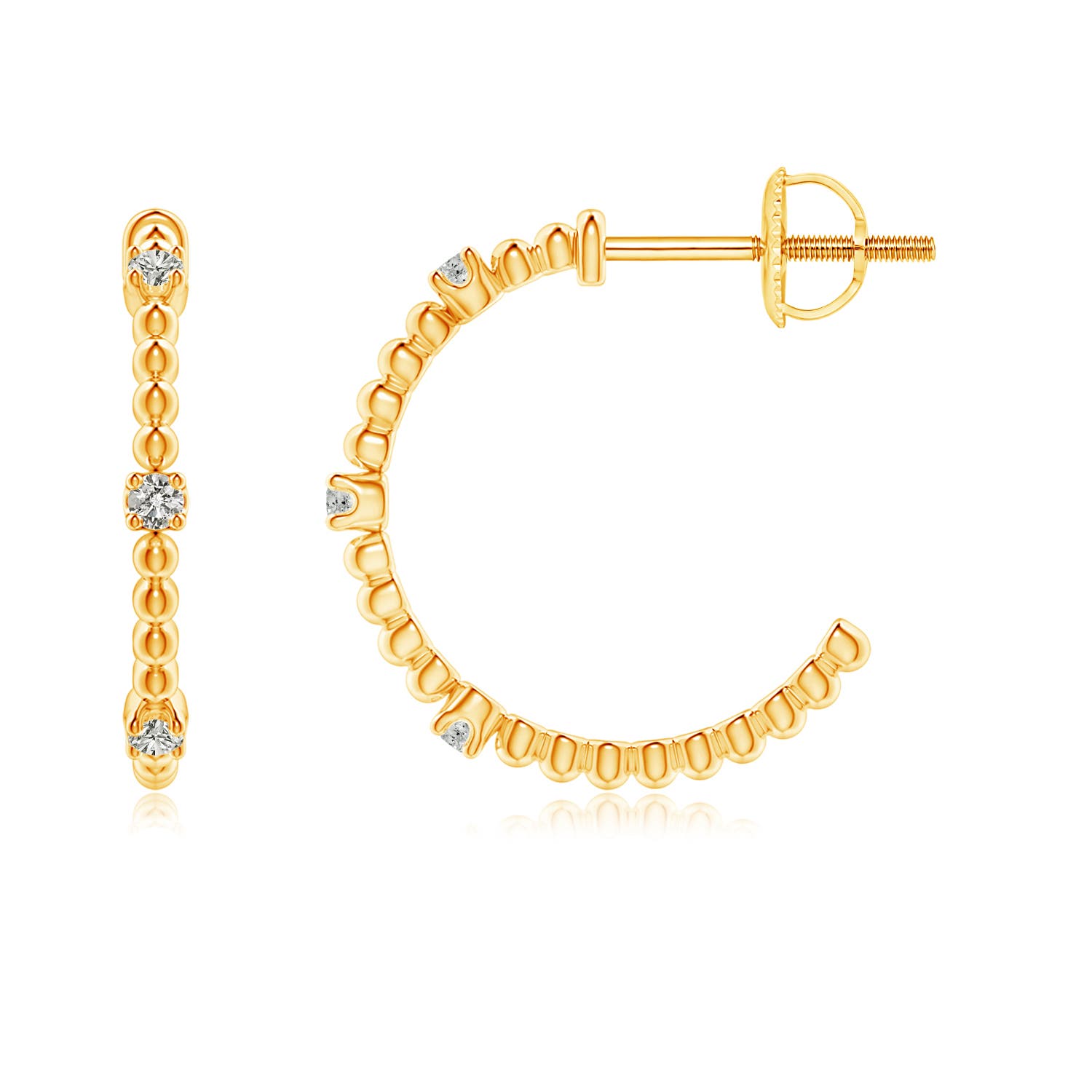 K, I3 / 0.08 CT / 14 KT Yellow Gold