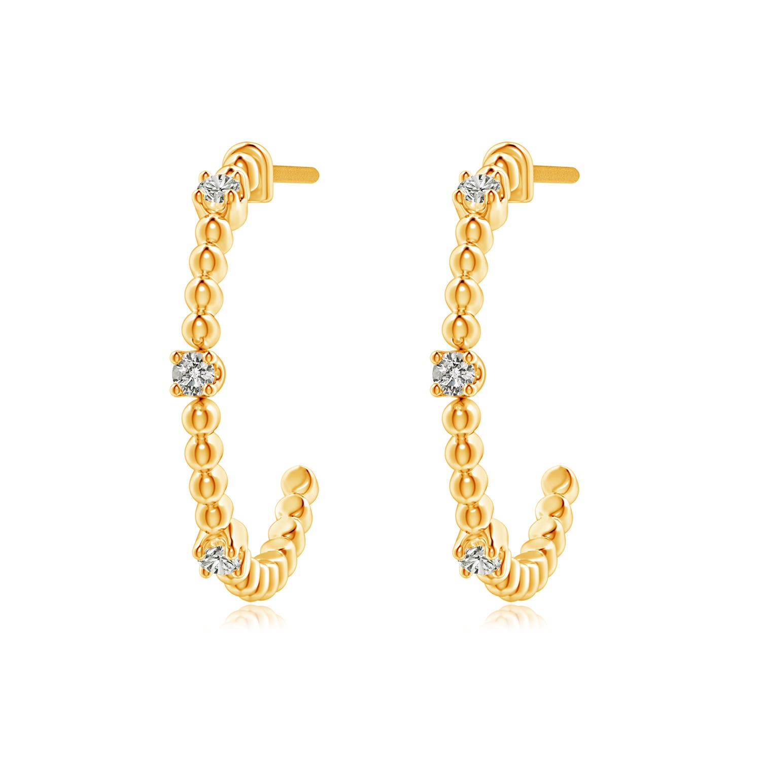 K, I3 / 0.13 CT / 14 KT Yellow Gold