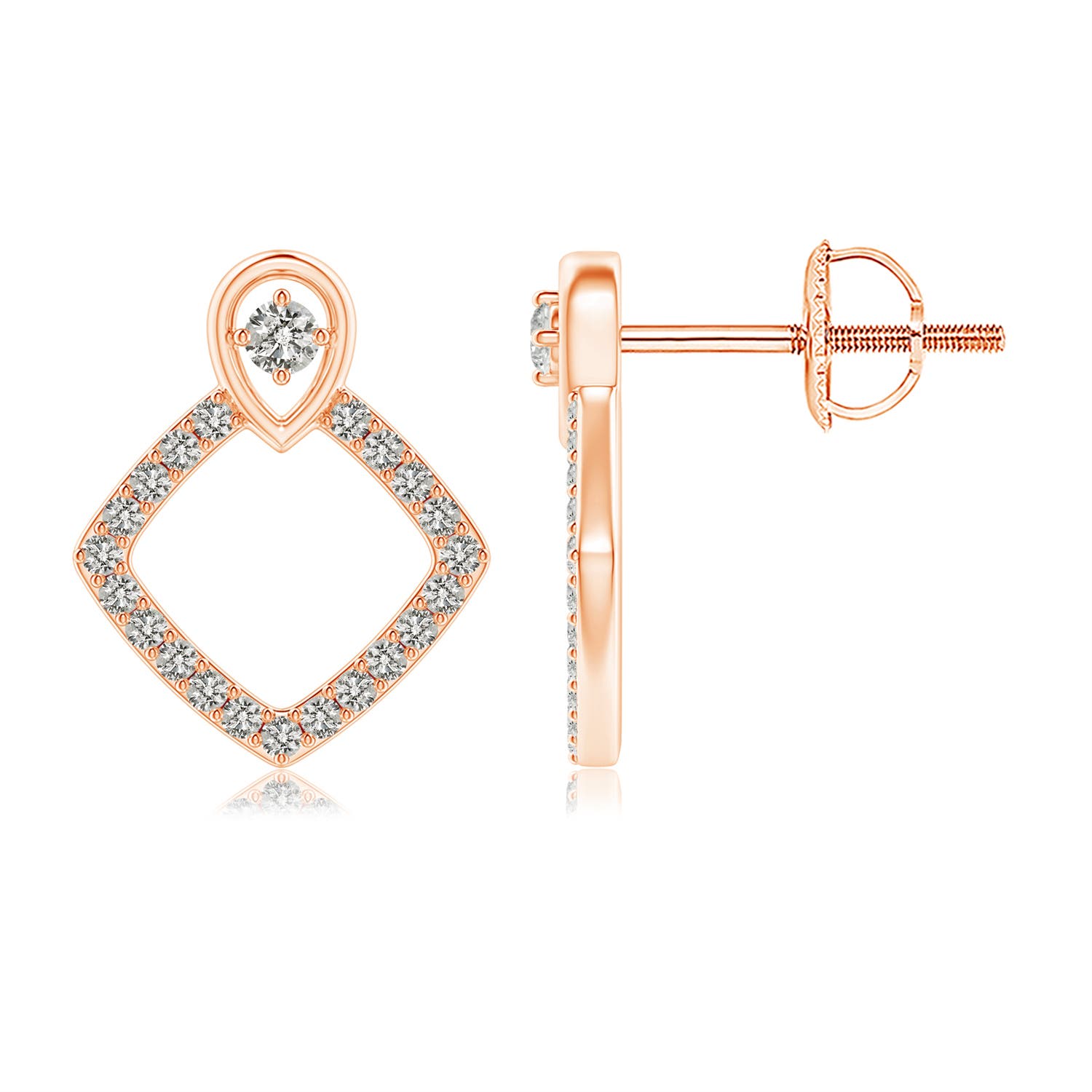 K, I3 / 0.18 CT / 14 KT Rose Gold