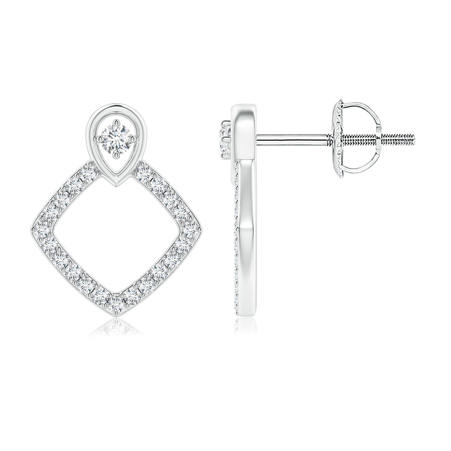 G, VS2 / 0.18 CT / 14 KT White Gold