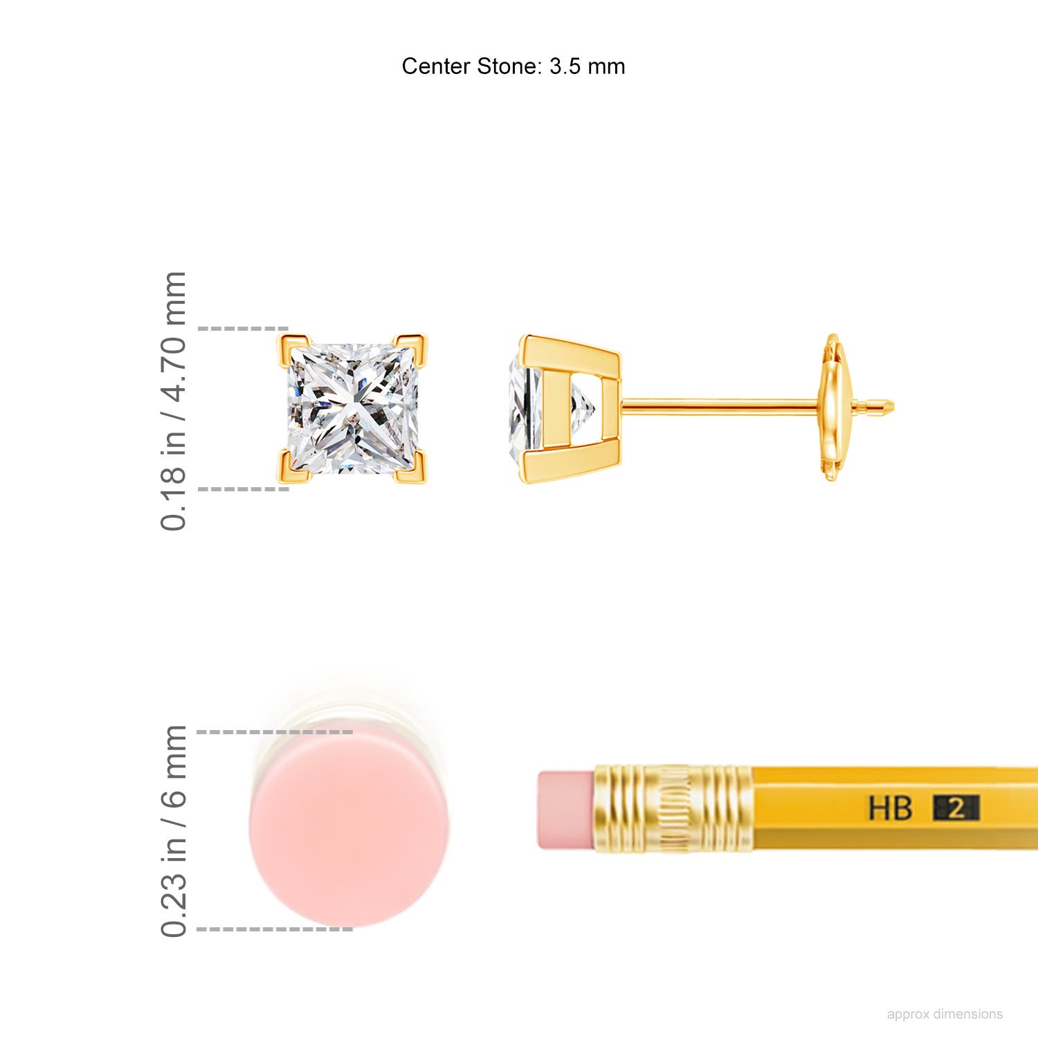 I-J, I1-I2 / 0.5 CT / 14 KT Yellow Gold