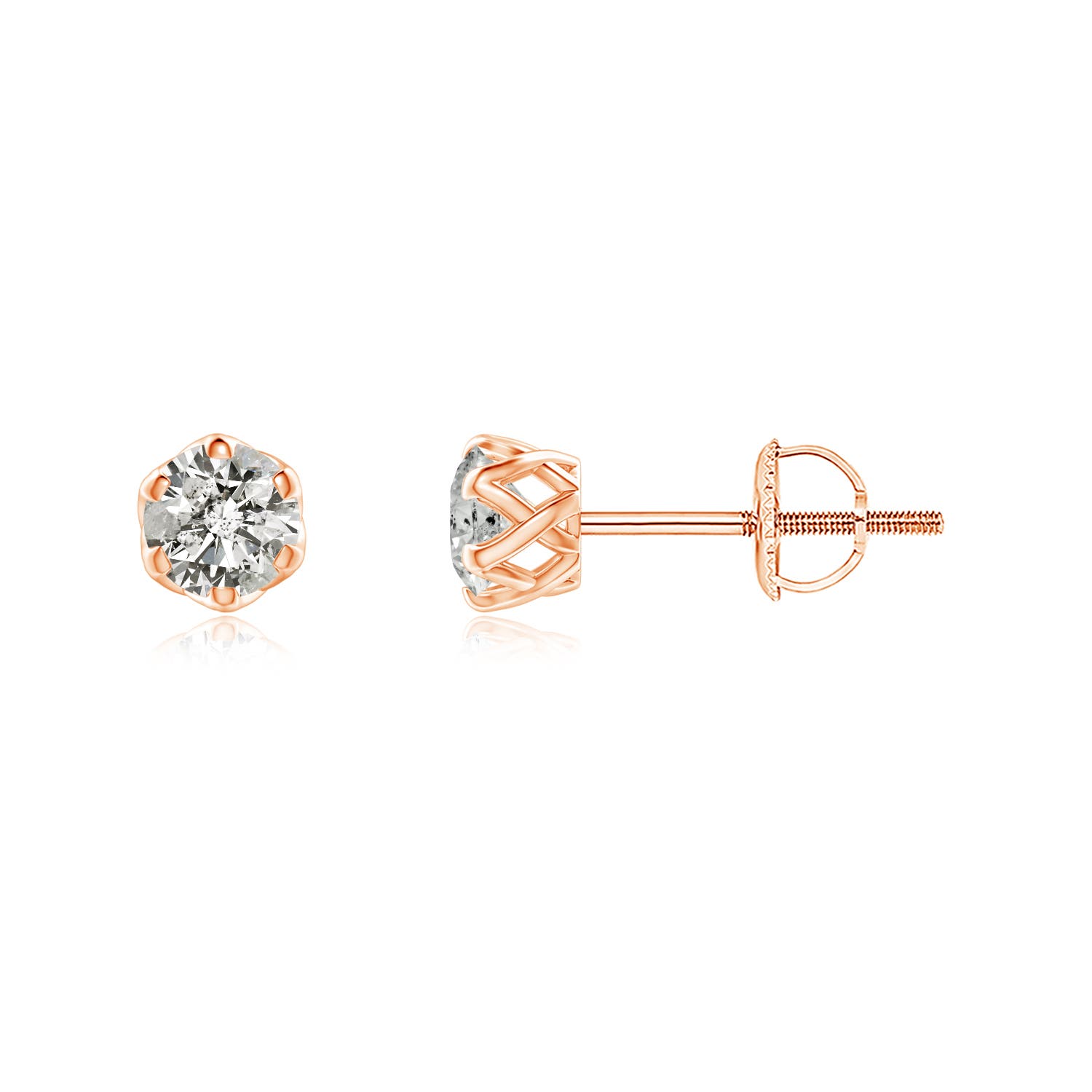 K, I3 / 0.32 CT / 14 KT Rose Gold