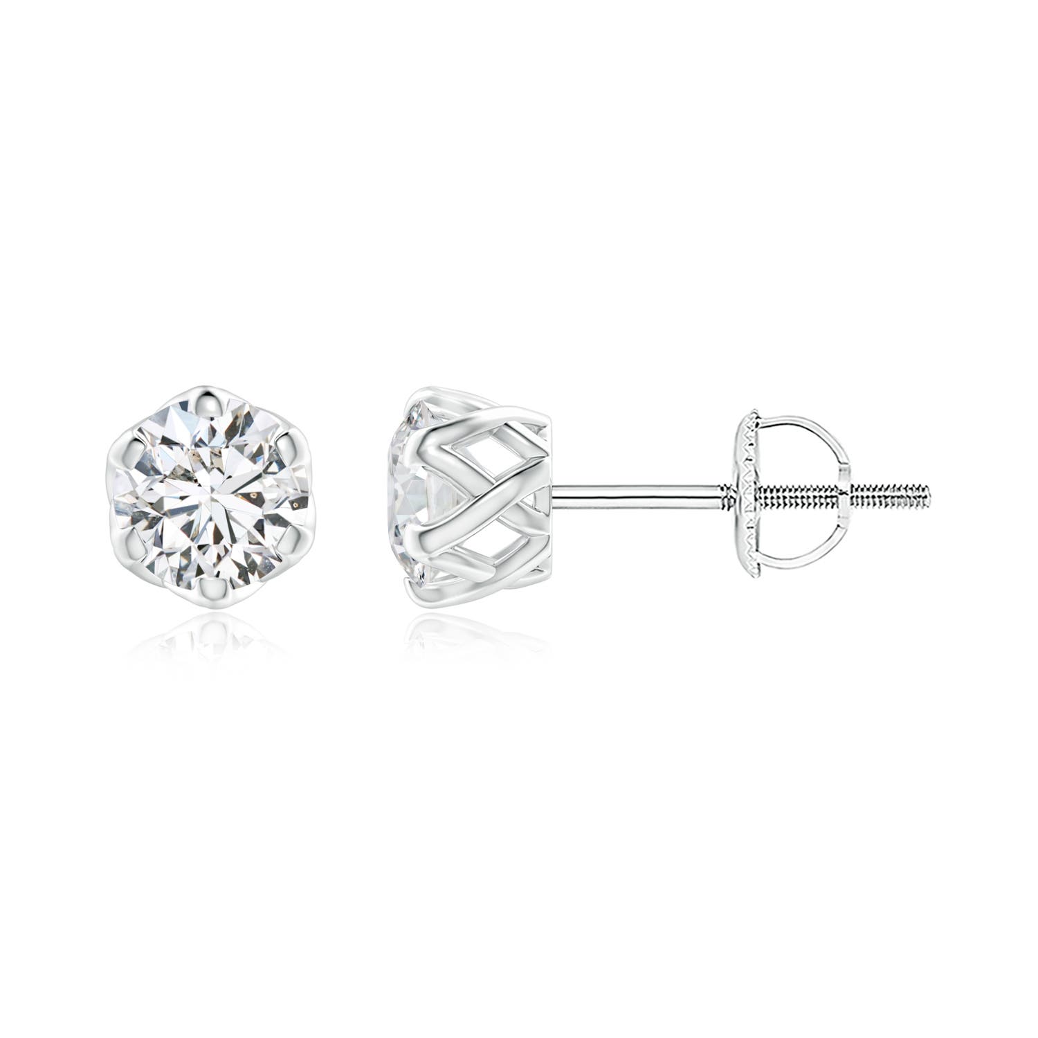 H, SI2 / 0.76 CT / 14 KT White Gold