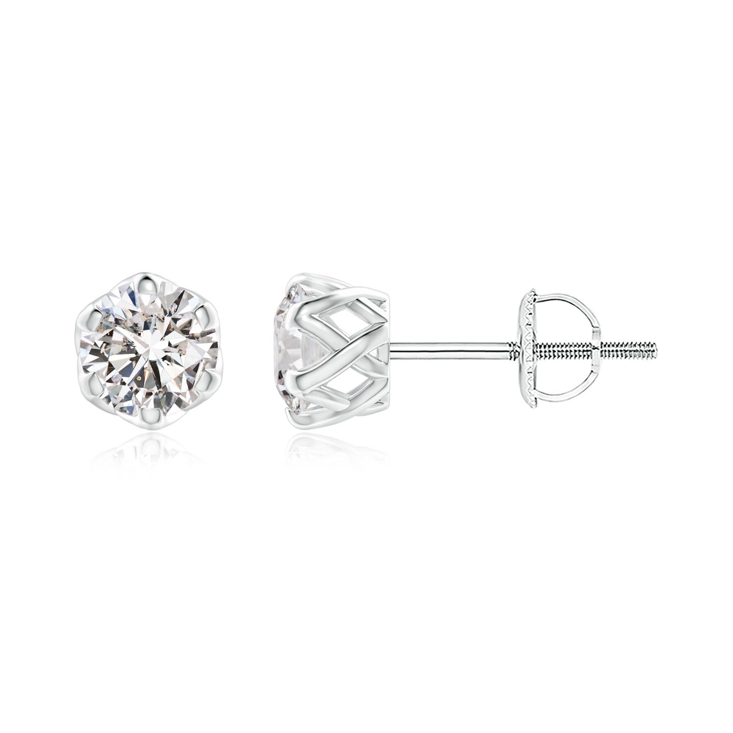 I-J, I1-I2 / 0.76 CT / 14 KT White Gold