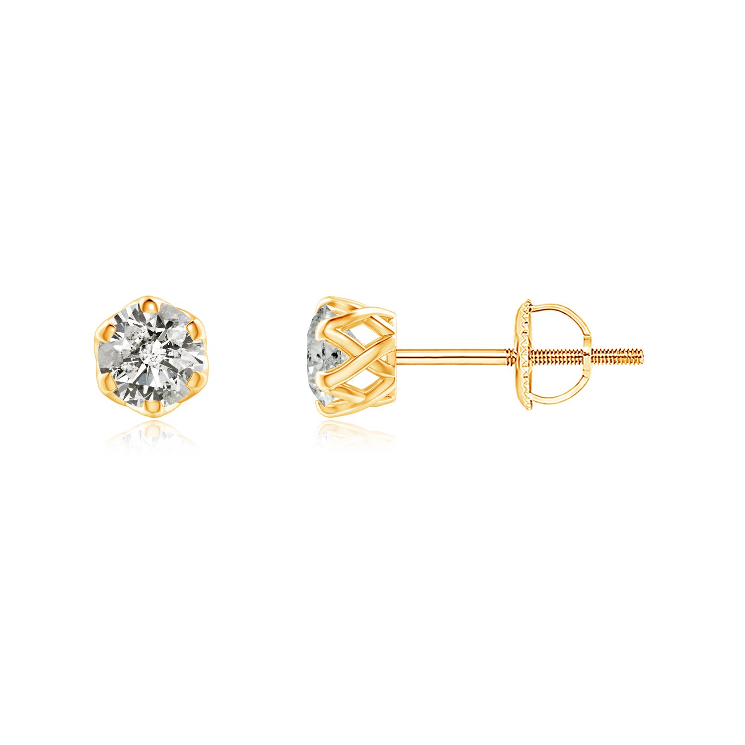 K, I3 / 0.32 CT / 14 KT Yellow Gold