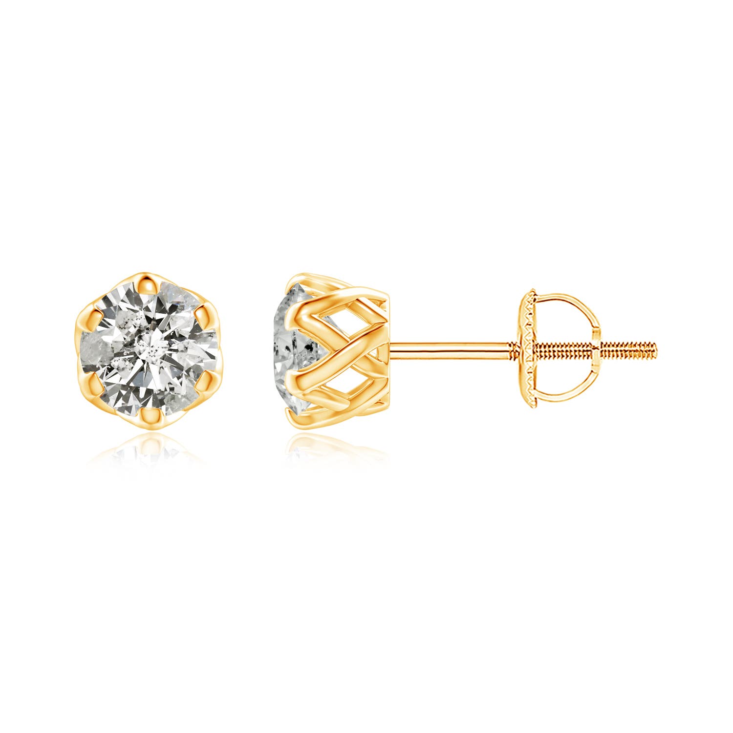 K, I3 / 0.76 CT / 14 KT Yellow Gold