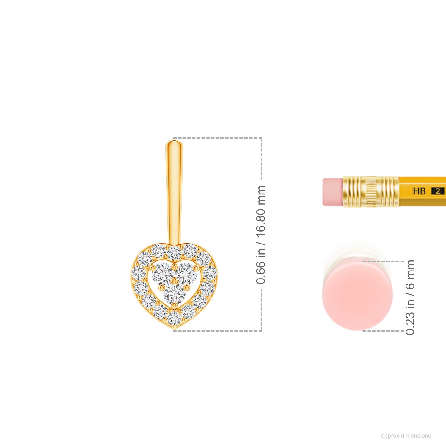 H, SI2 / 0.37 CT / 14 KT Yellow Gold