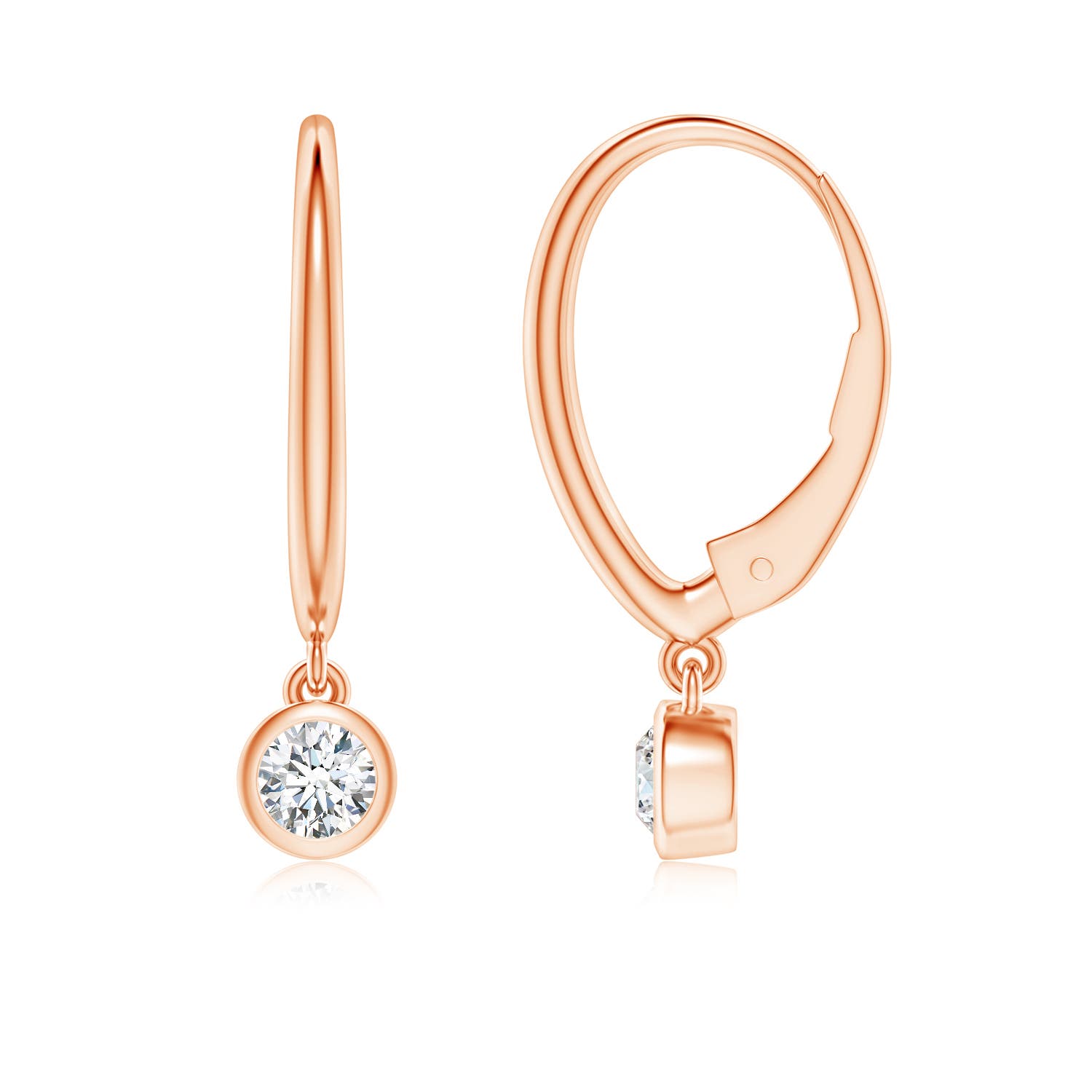 G, VS2 / 0.25 CT / 14 KT Rose Gold