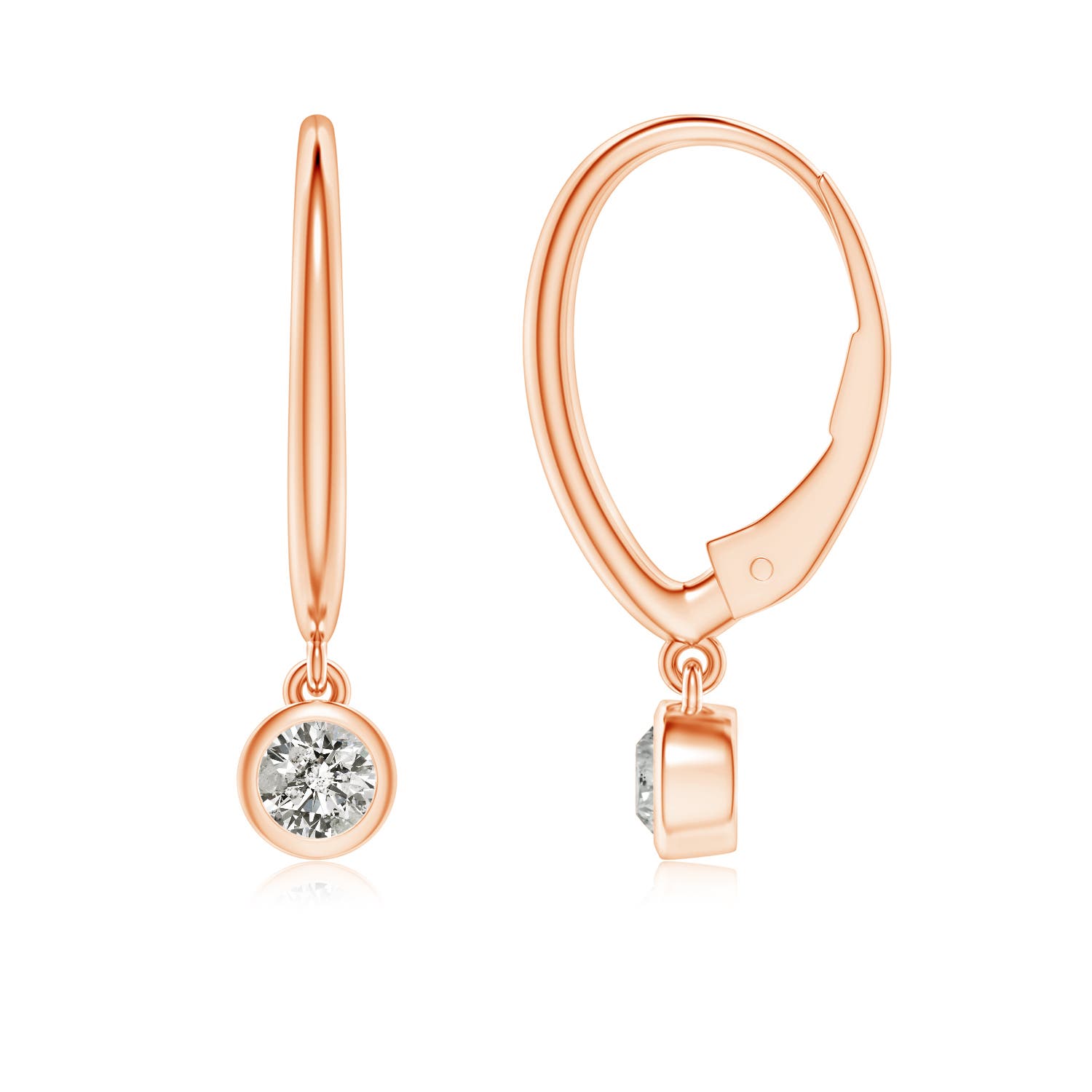 K, I3 / 0.25 CT / 14 KT Rose Gold