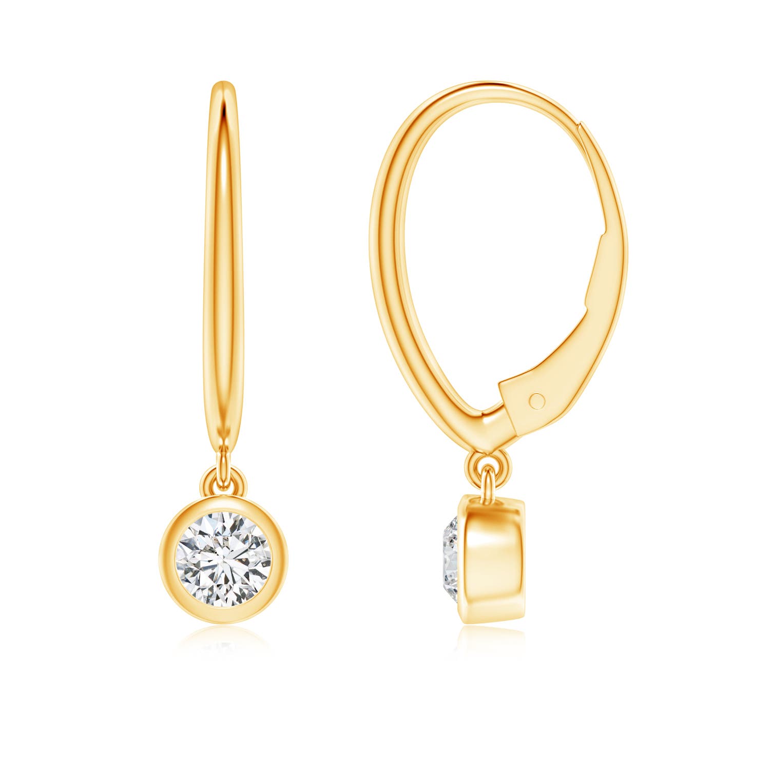 H, SI2 / 0.4 CT / 14 KT Yellow Gold