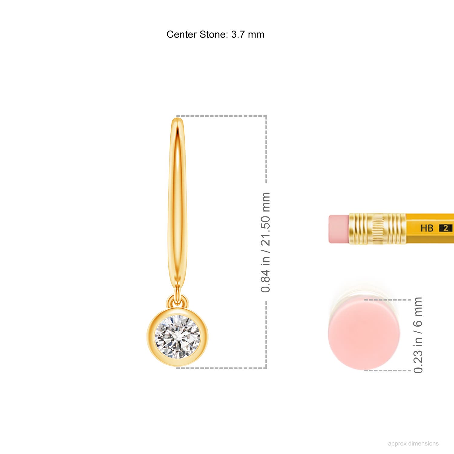 I-J, I1-I2 / 0.4 CT / 14 KT Yellow Gold