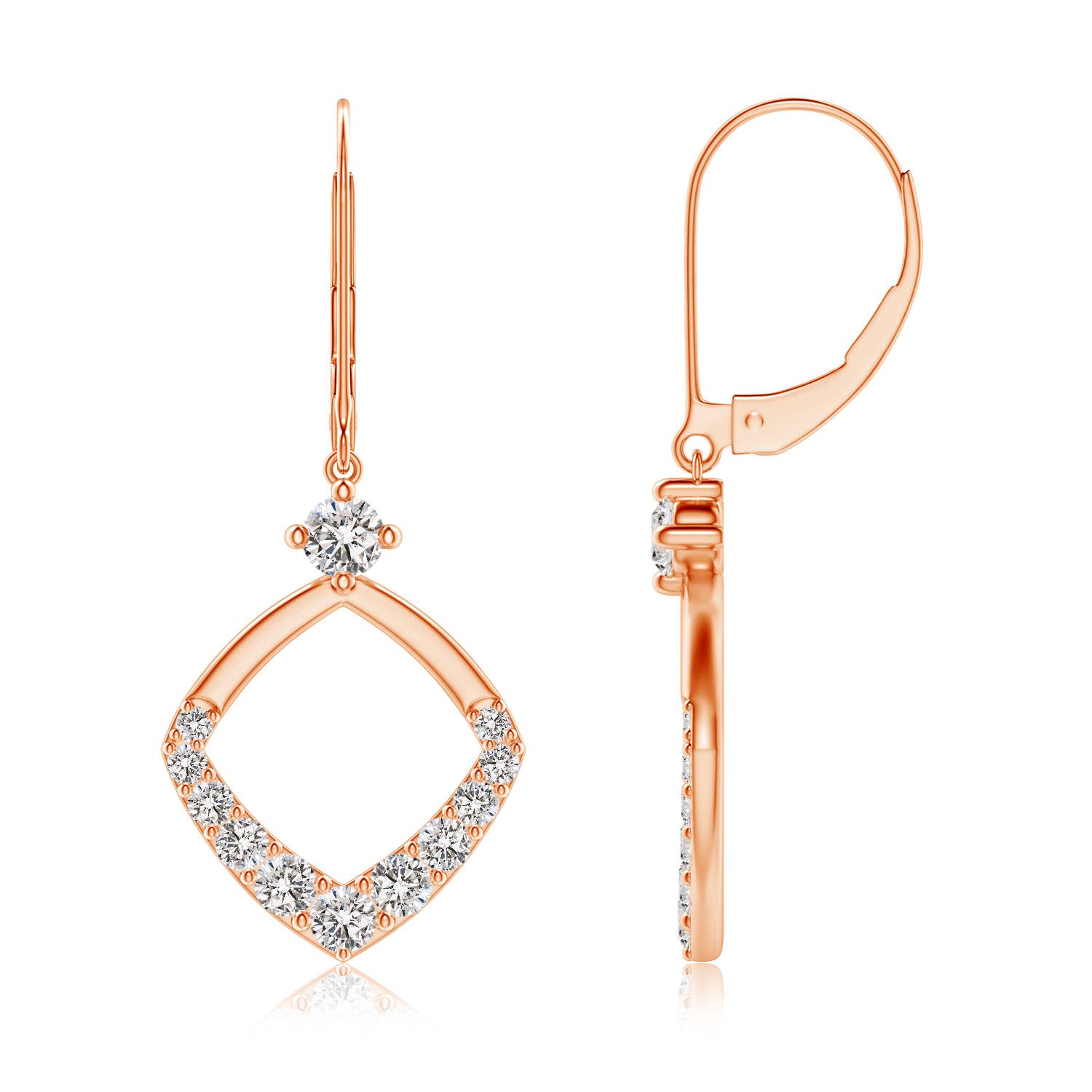 I-J, I1-I2 / 0.53 CT / 14 KT Rose Gold