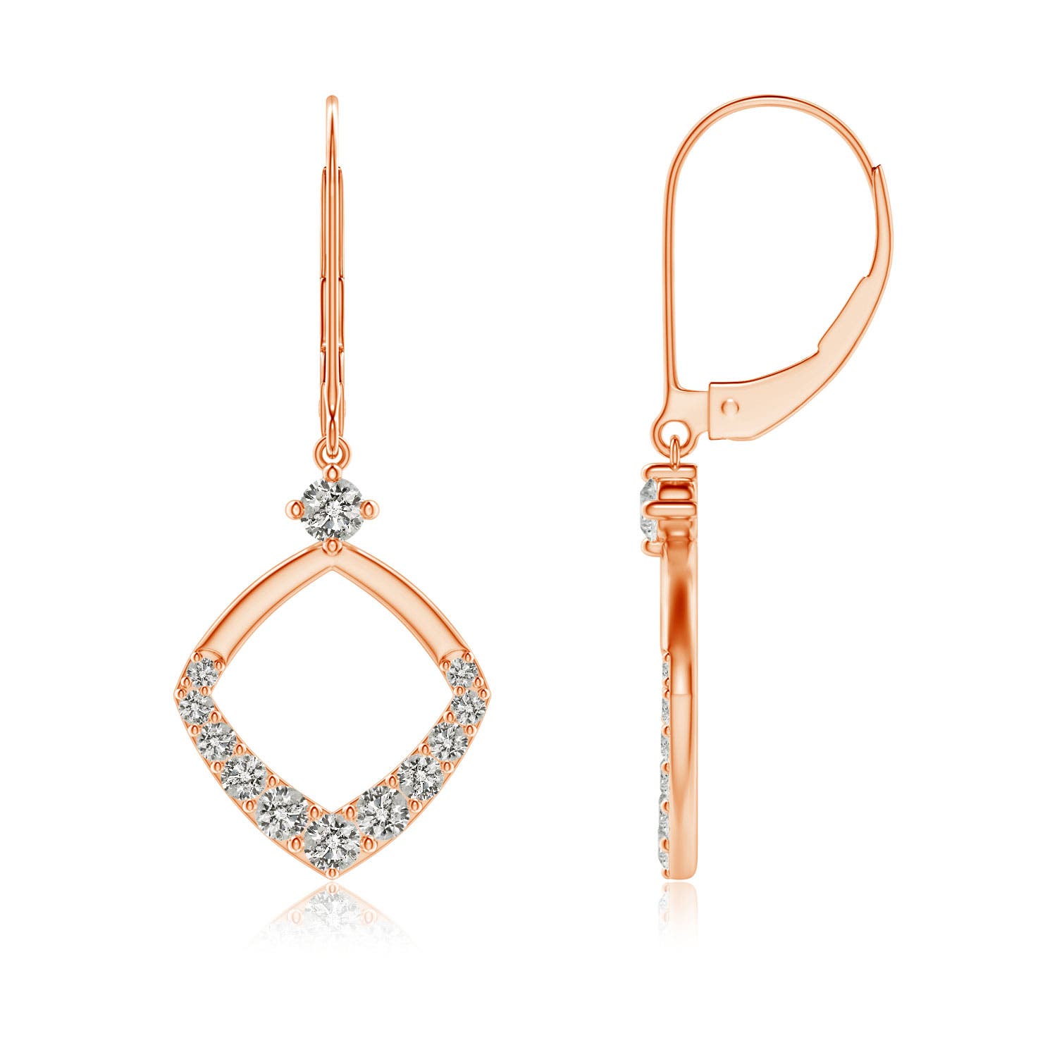 K, I3 / 0.34 CT / 14 KT Rose Gold