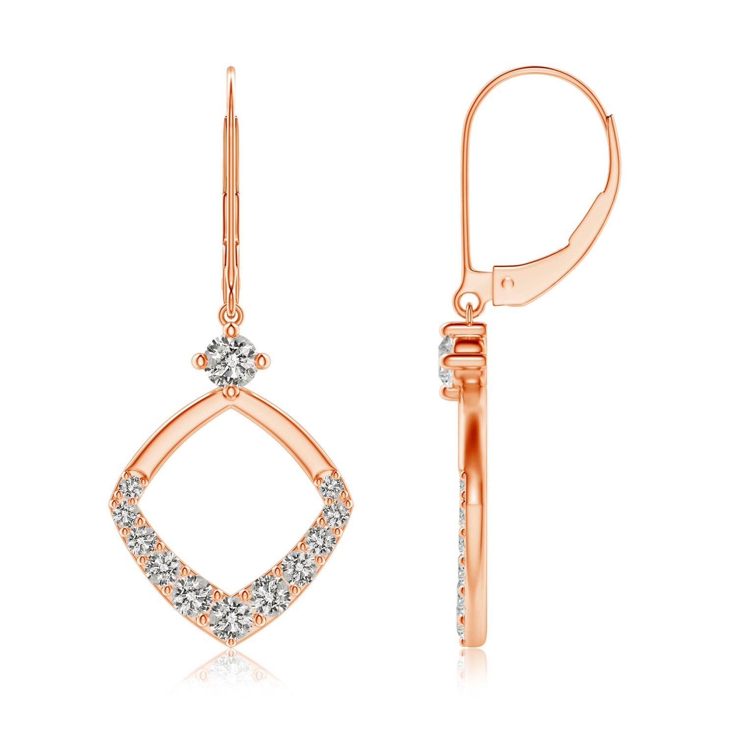 K, I3 / 0.53 CT / 14 KT Rose Gold