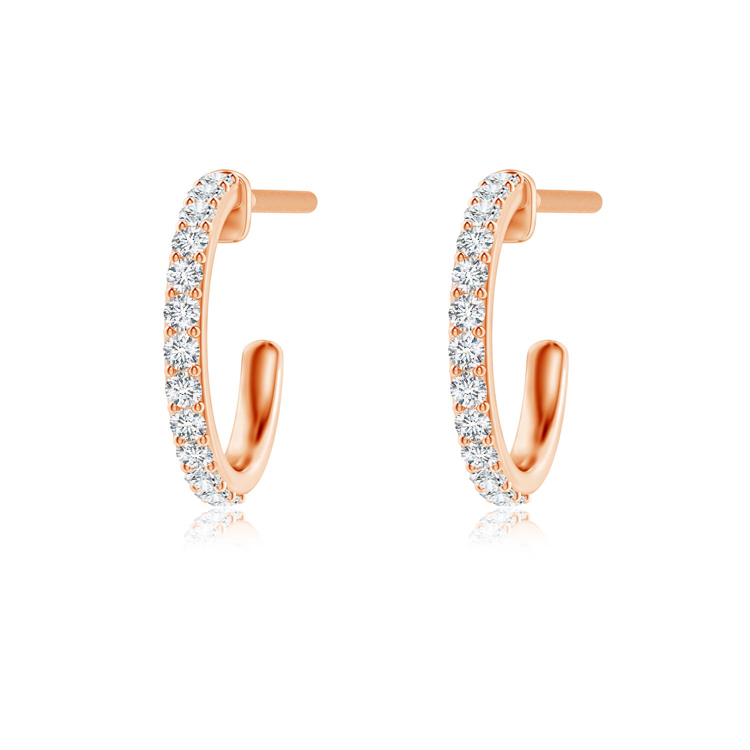 G, VS2 / 0.16 CT / 14 KT Rose Gold