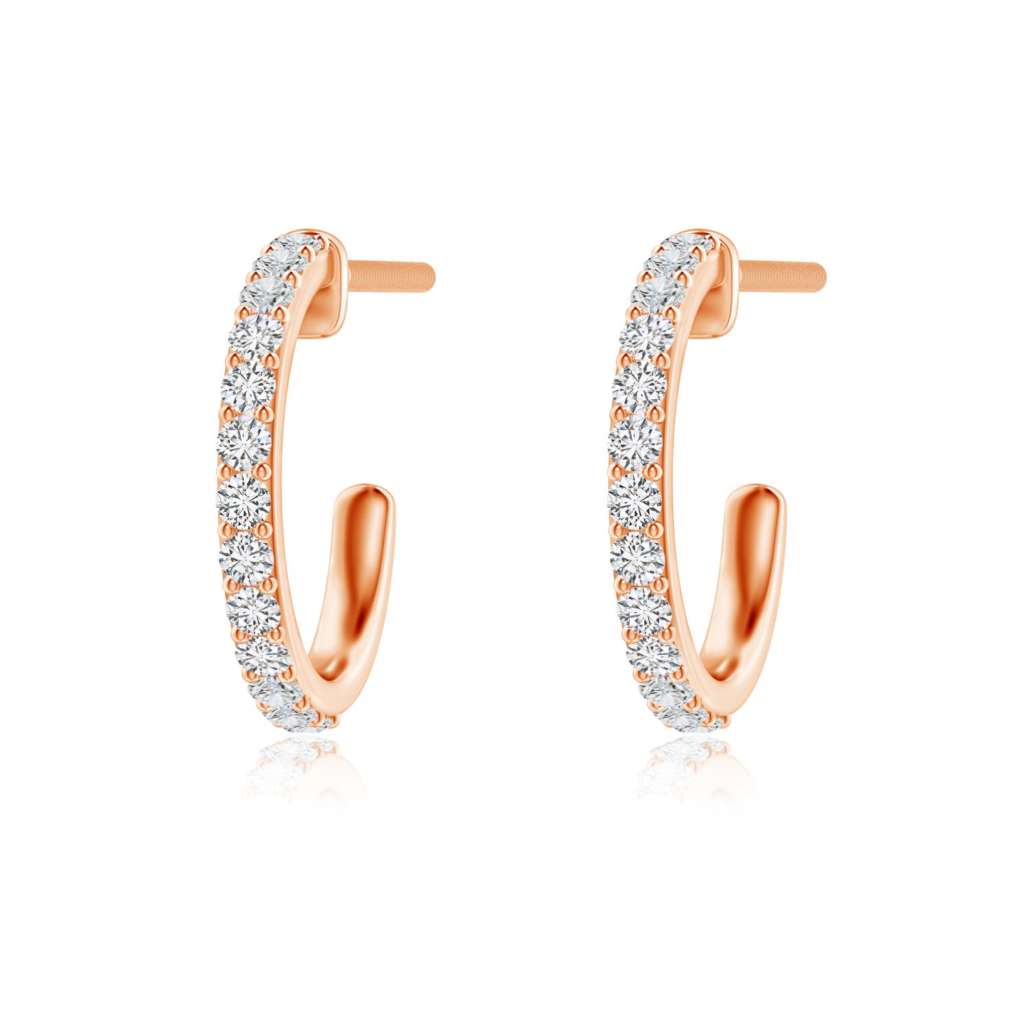 H, SI2 / 0.21 CT / 14 KT Rose Gold