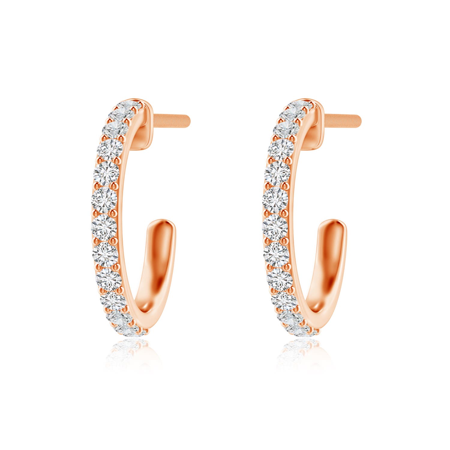 H, SI2 / 0.26 CT / 14 KT Rose Gold