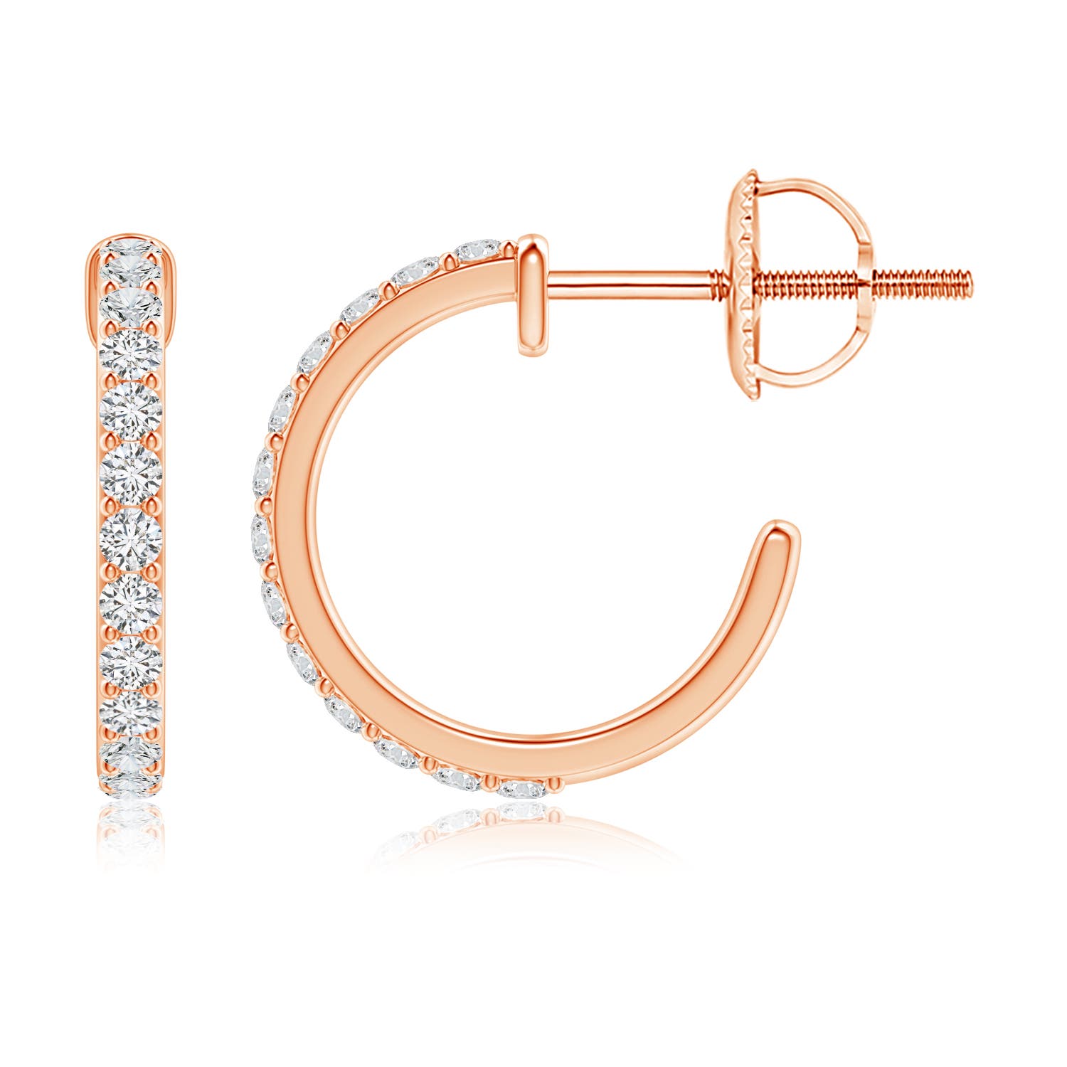 H, SI2 / 0.26 CT / 14 KT Rose Gold