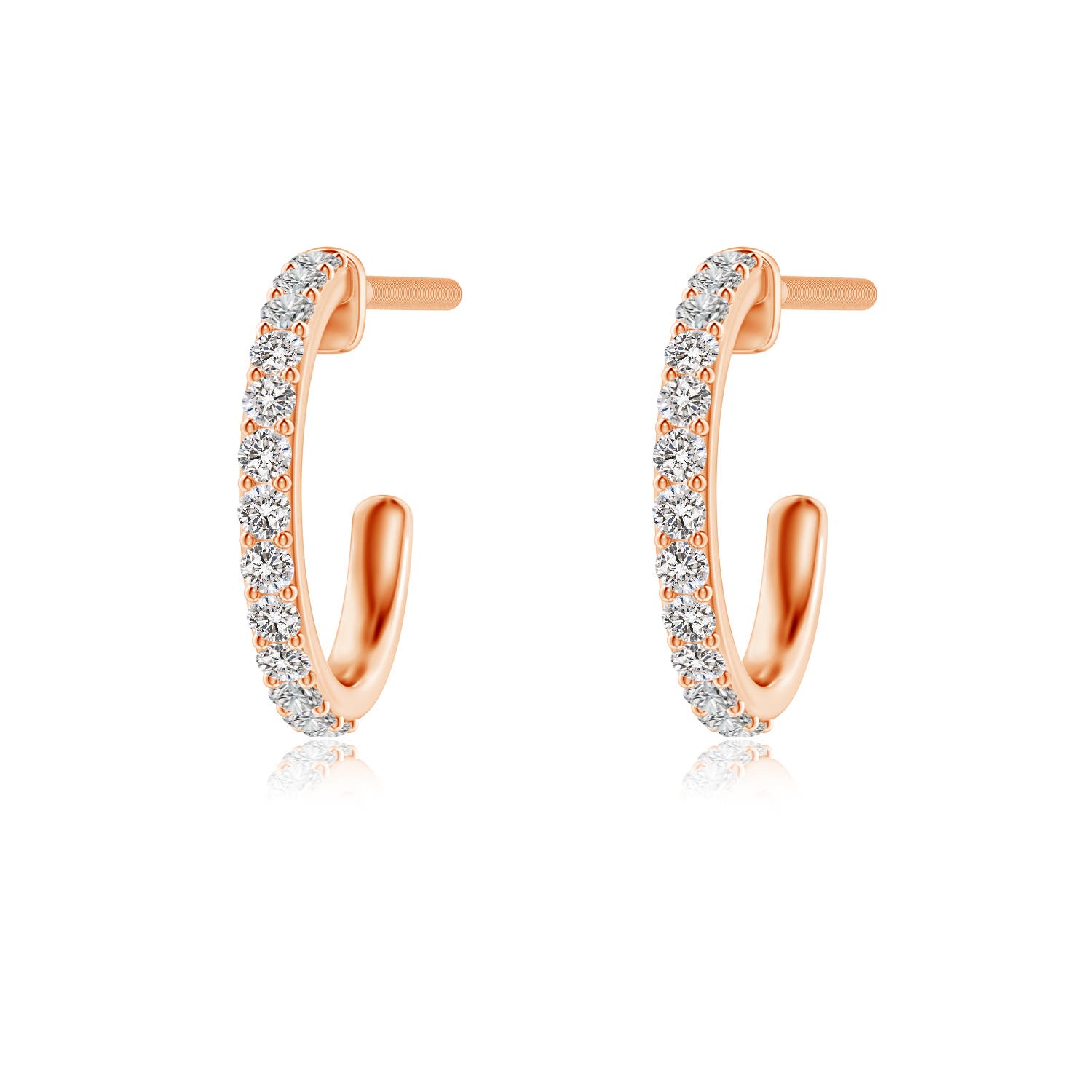 I-J, I1-I2 / 0.16 CT / 14 KT Rose Gold