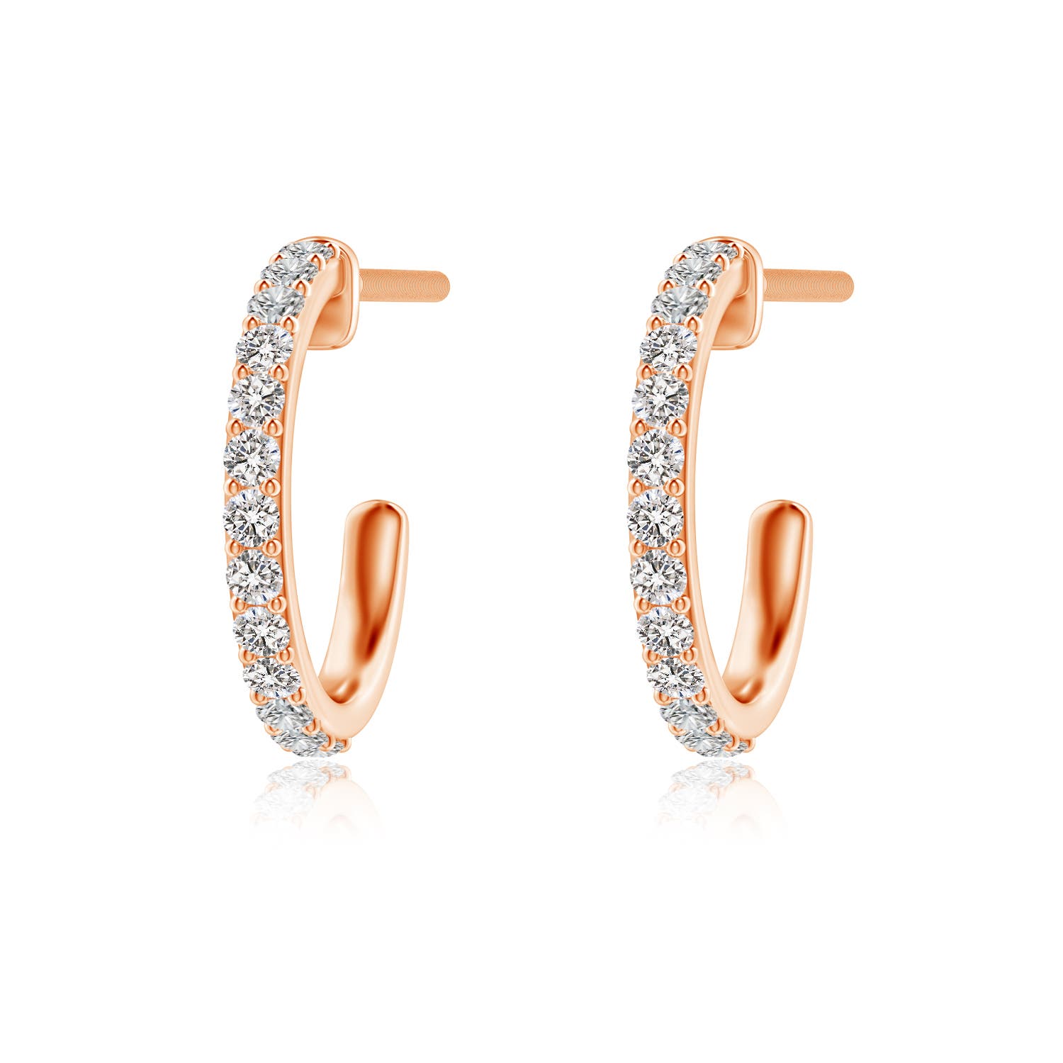 I-J, I1-I2 / 0.21 CT / 14 KT Rose Gold