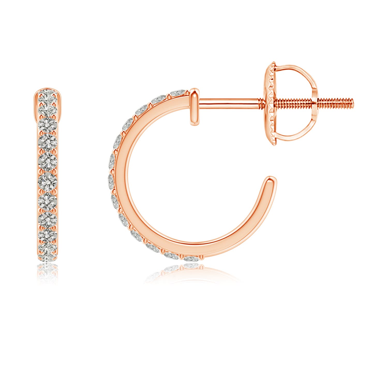 K, I3 / 0.16 CT / 14 KT Rose Gold